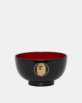 Ape Head Soup Bowl Black