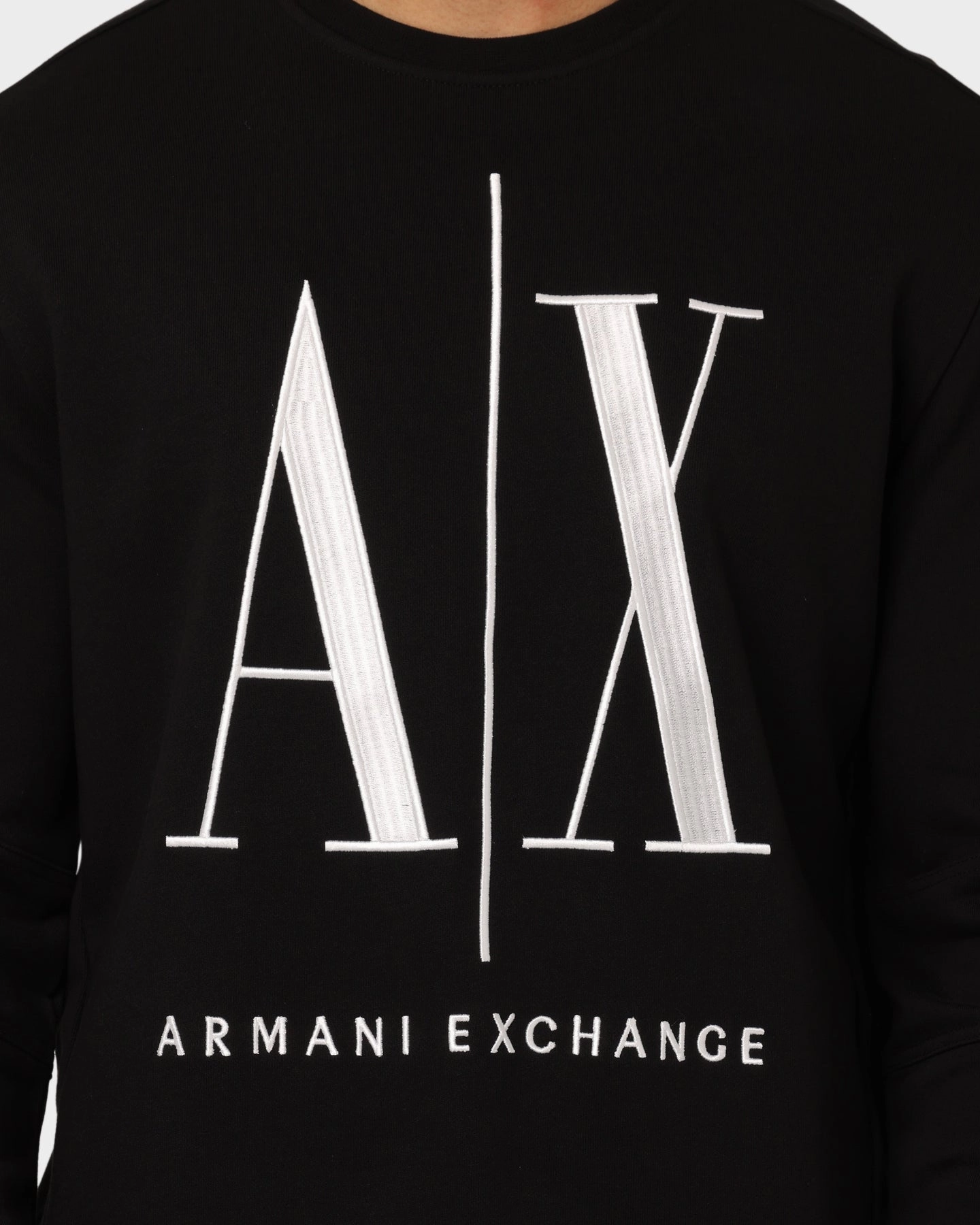 Armani Exchange Armani Exchange Logo Sweatshirt Black
