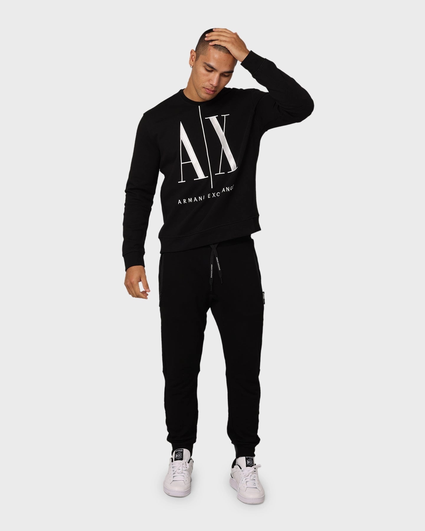 Armani Exchange Armani Exchange Logo Sweatshirt Black