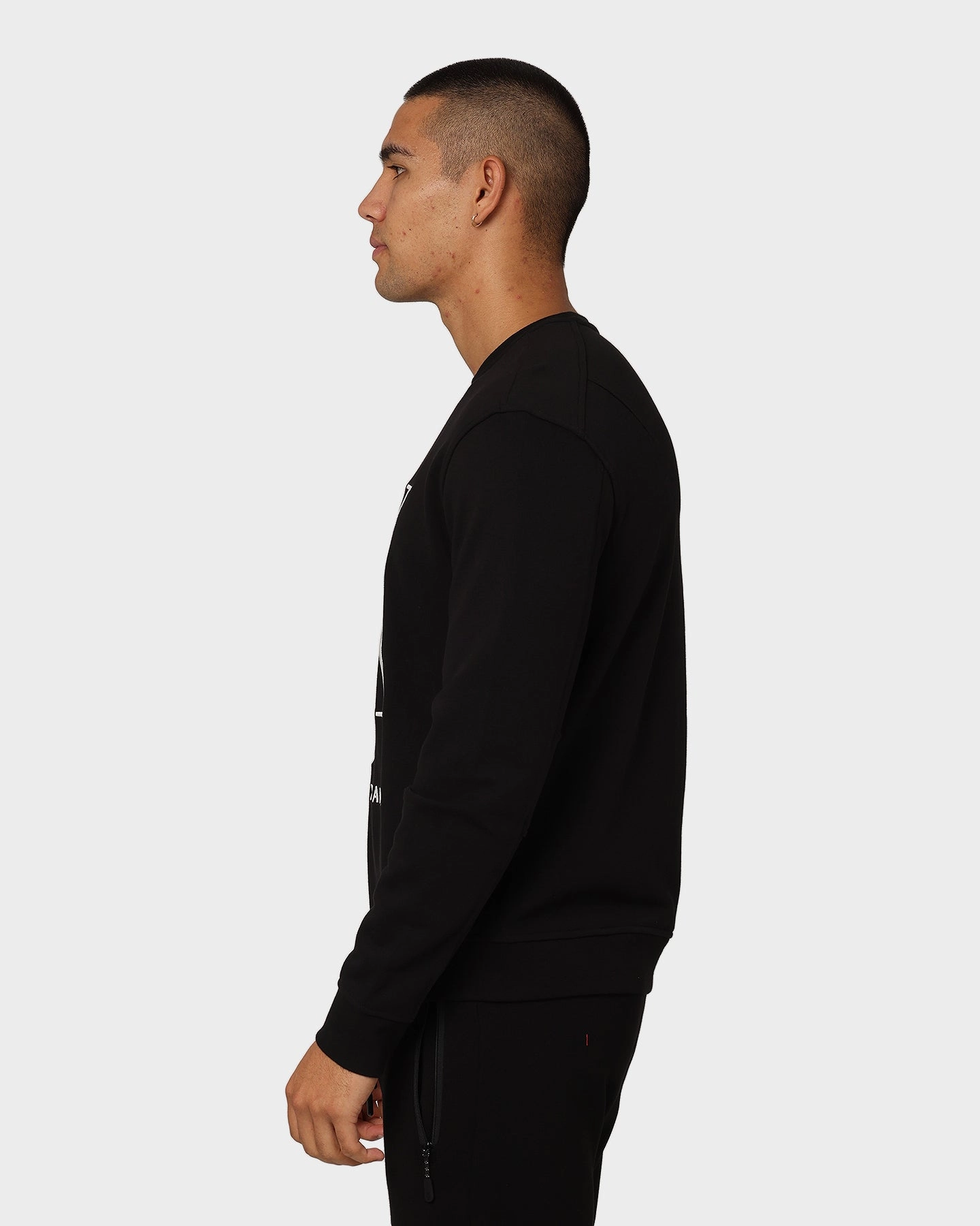 Armani Exchange Armani Exchange Logo Sweatshirt Black