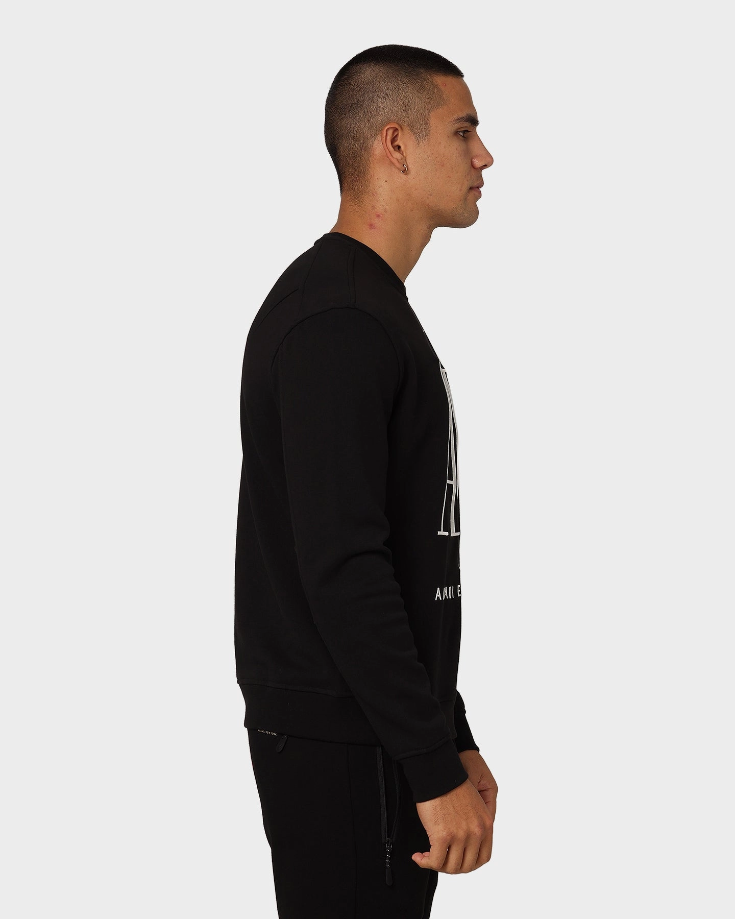 Armani Exchange Armani Exchange Logo Sweatshirt Black