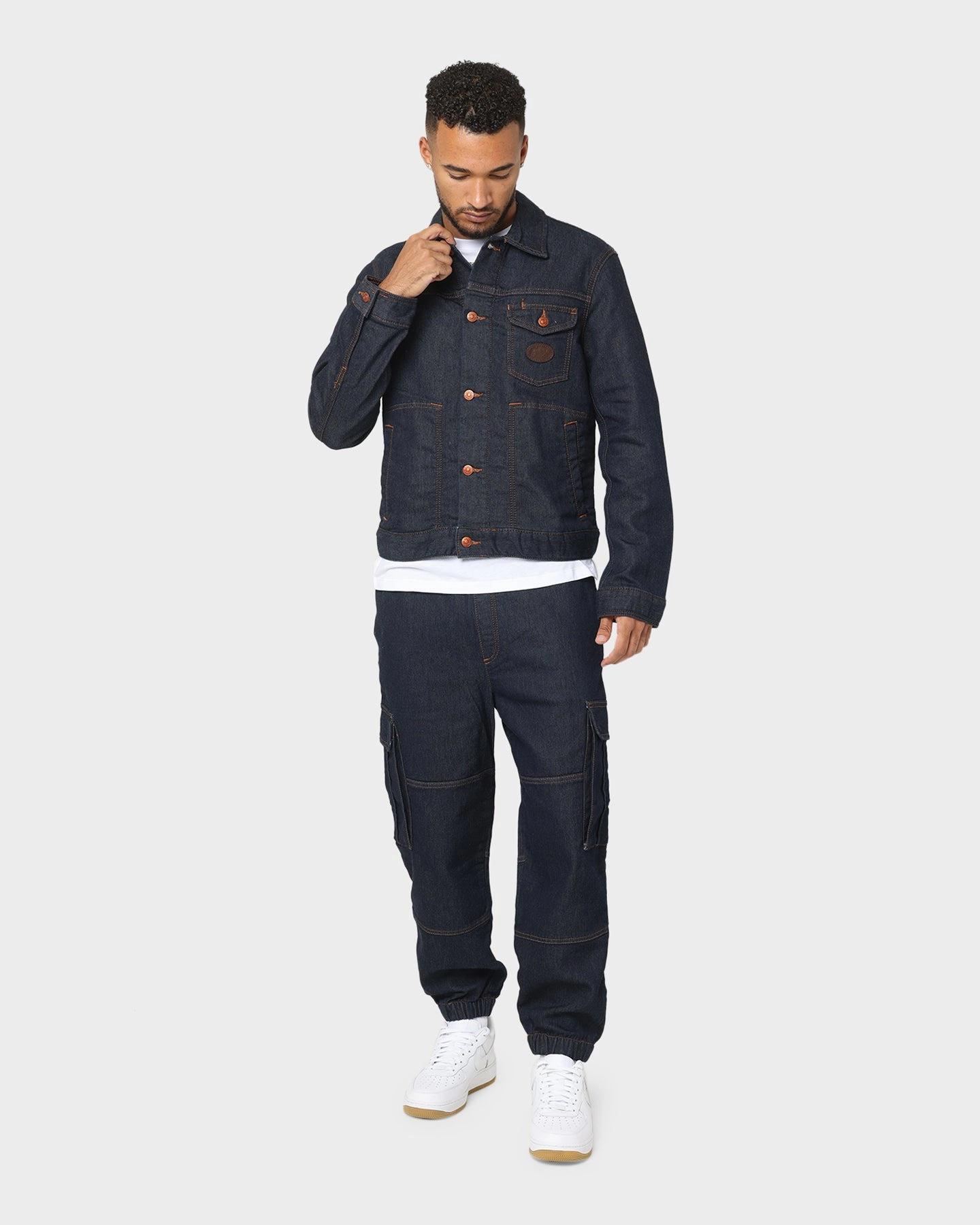 Armani Exchange Blouson Jacket Indigo Denim