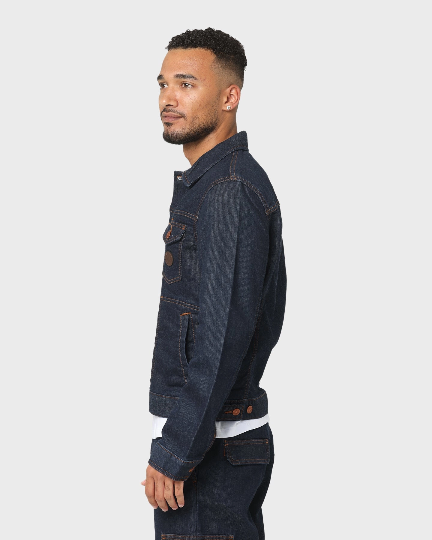 Armani Exchange Blouson Jacket Indigo Denim