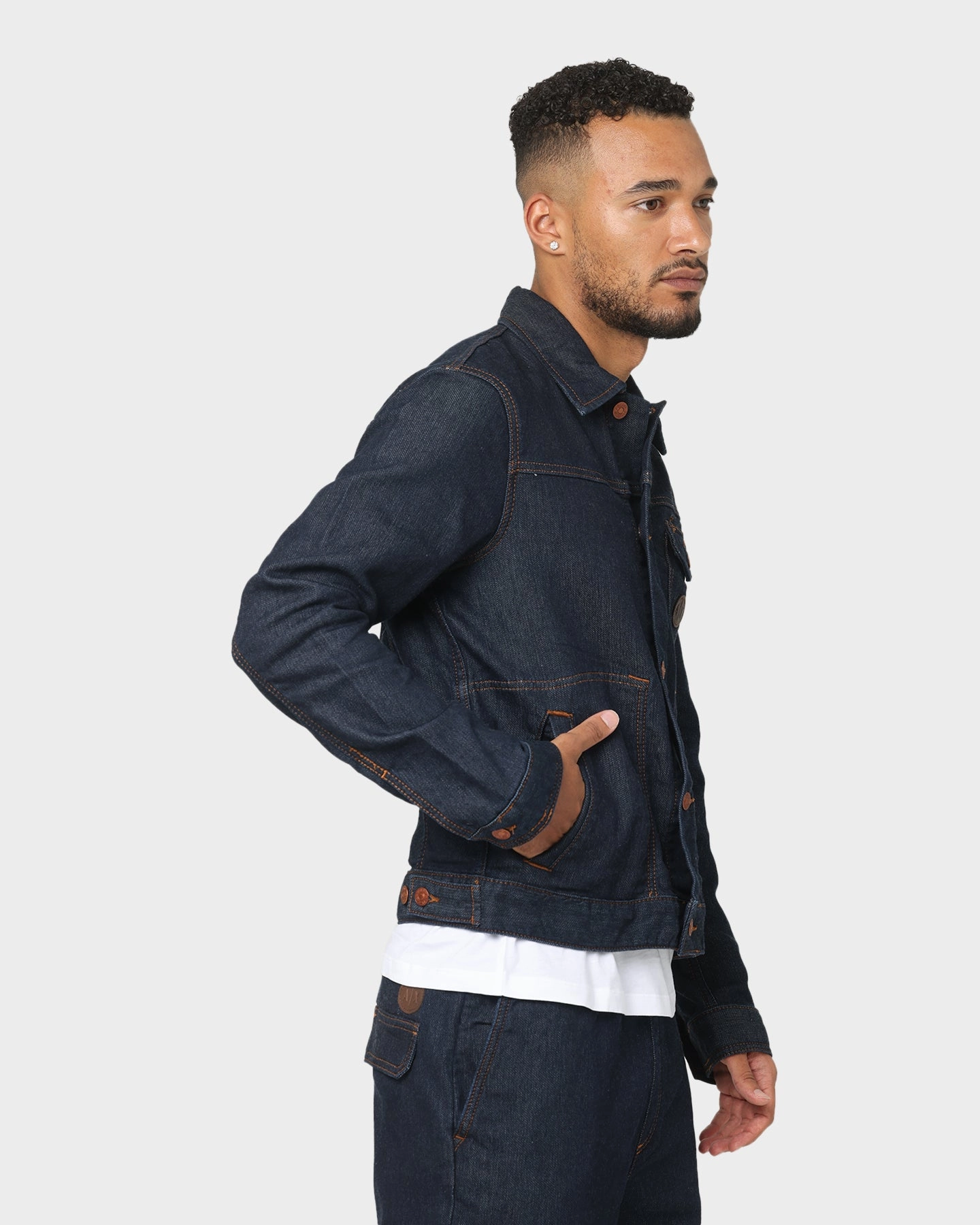Armani Exchange Blouson Jacket Indigo Denim