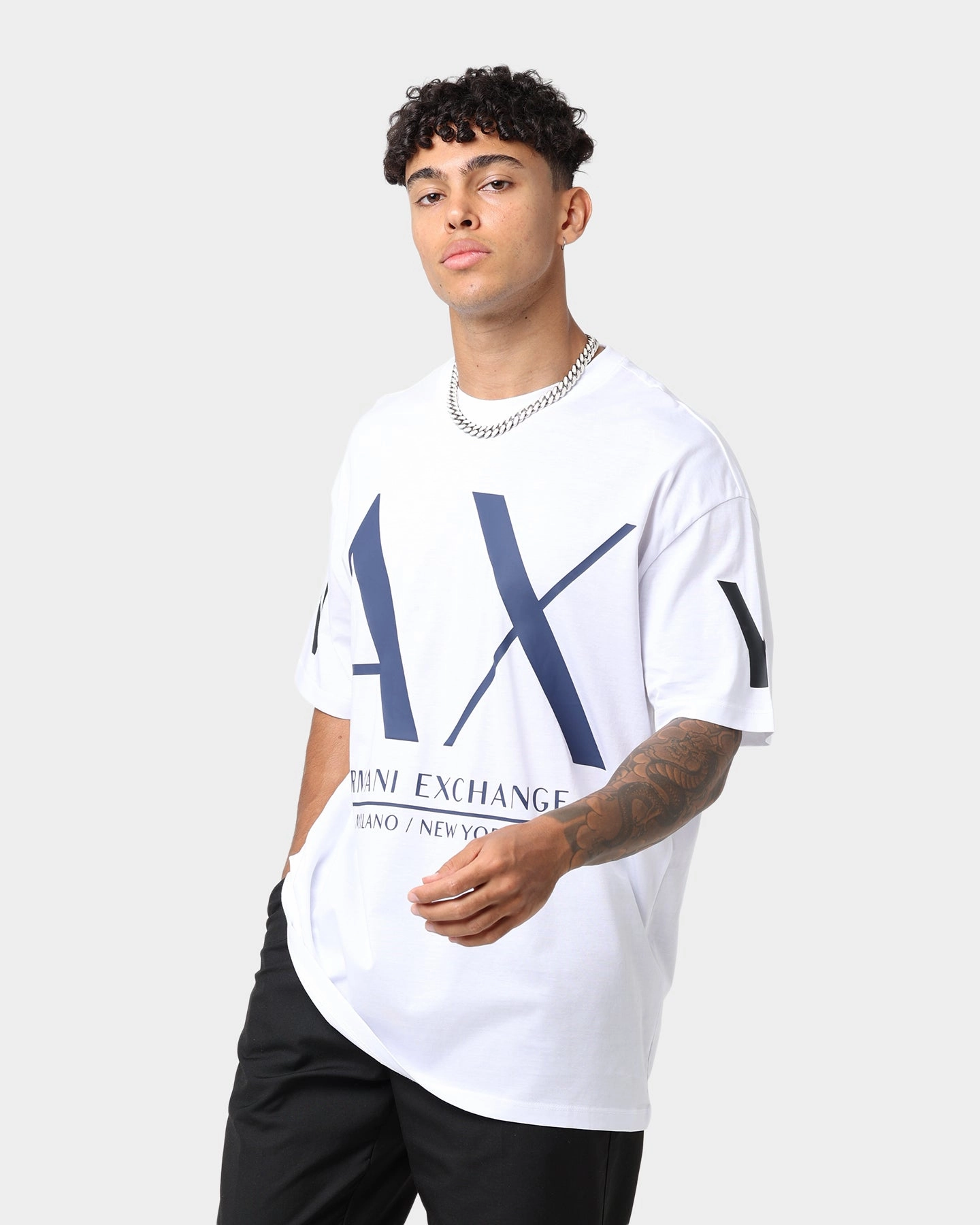 Armani Exchange Logo T-Shirt White