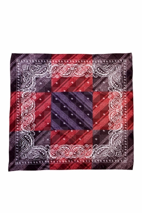 Baja Scarf Orange/tan/blac