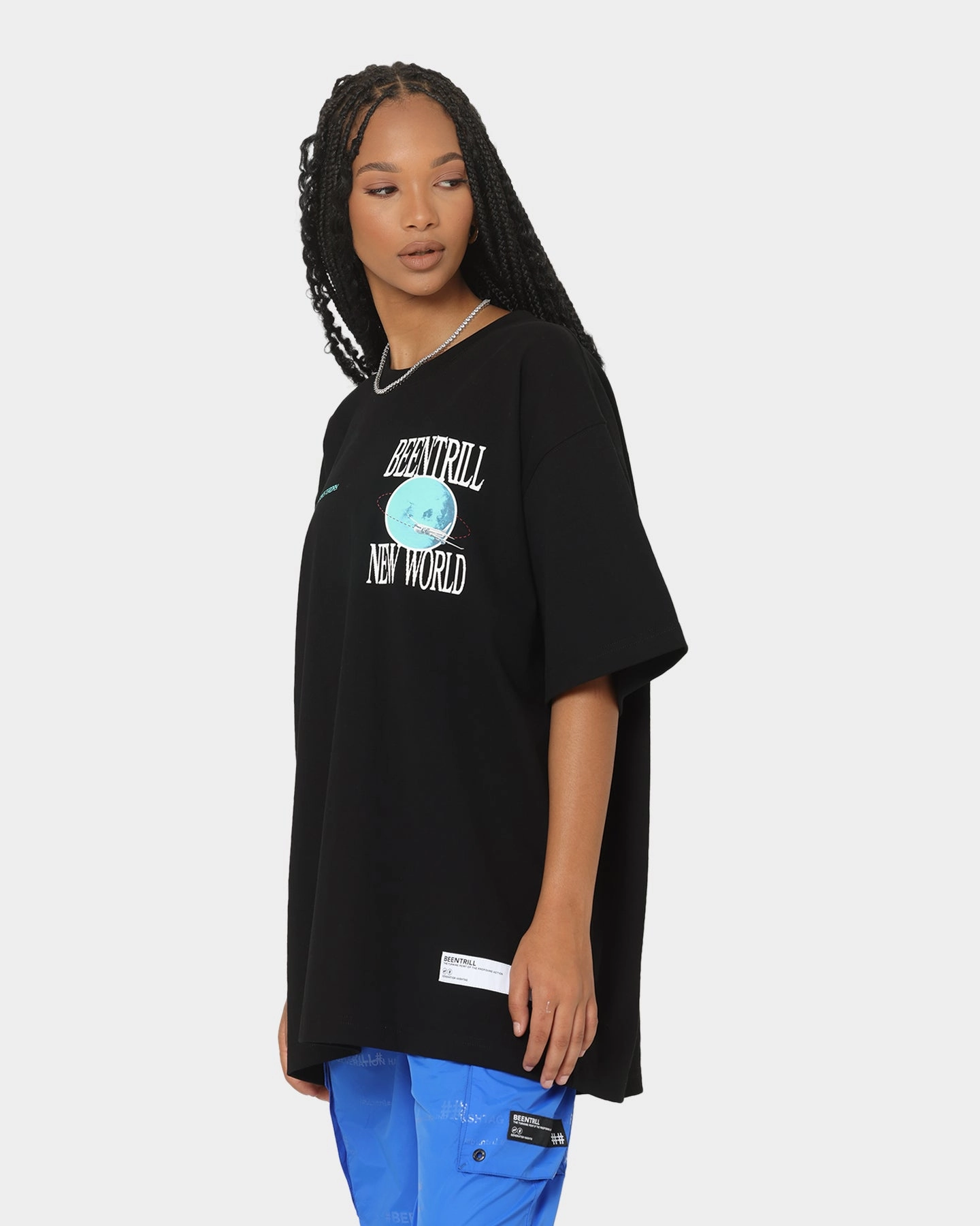 BEENTRILL New World Short Sleeve T-Shirt Black