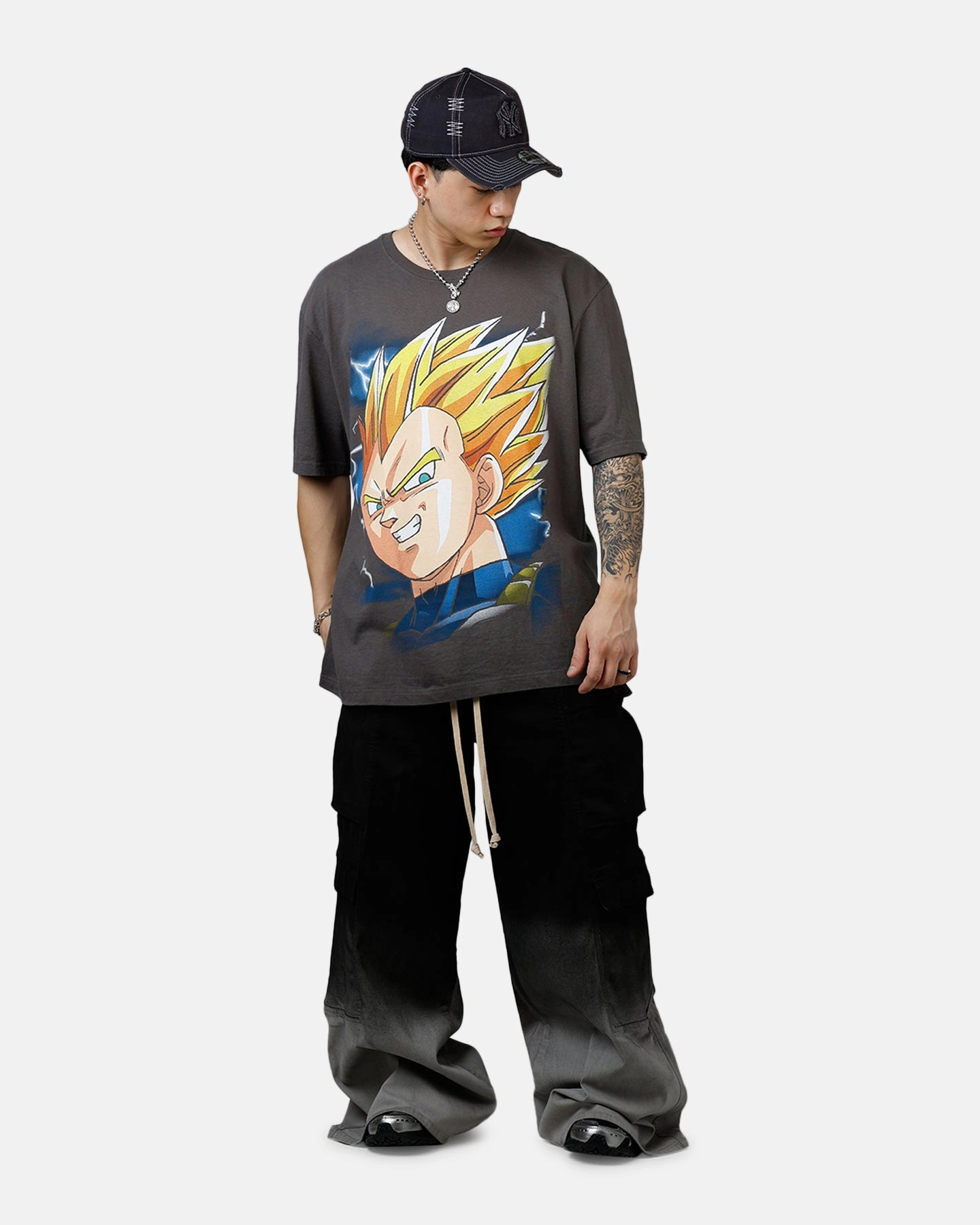 Bioworld Dragon Ball Z Cell Games Saga Vegeta T-Shirt Pepper