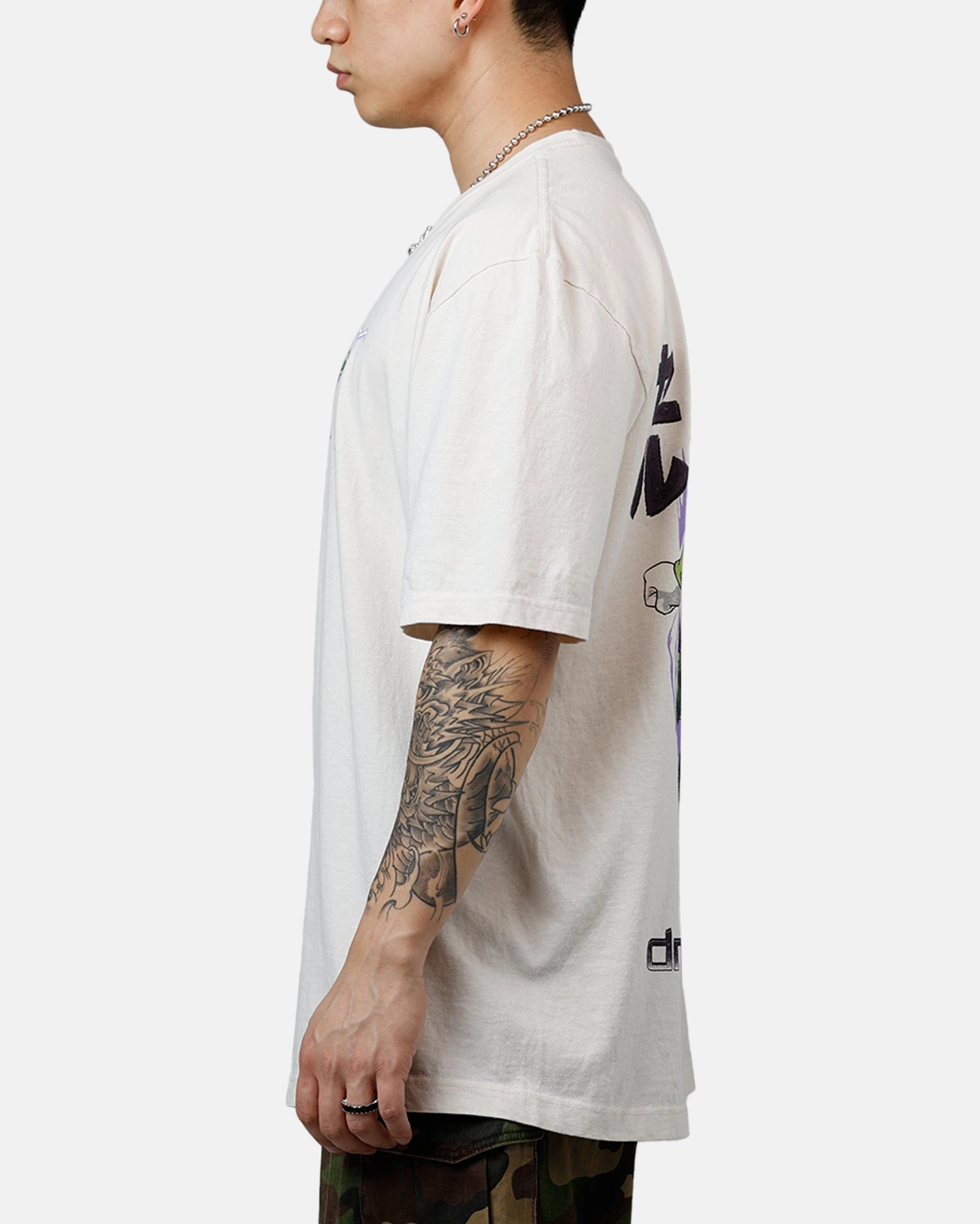 Bioworld Dragon Ball Z Perfect Cell T-Shirt Off White