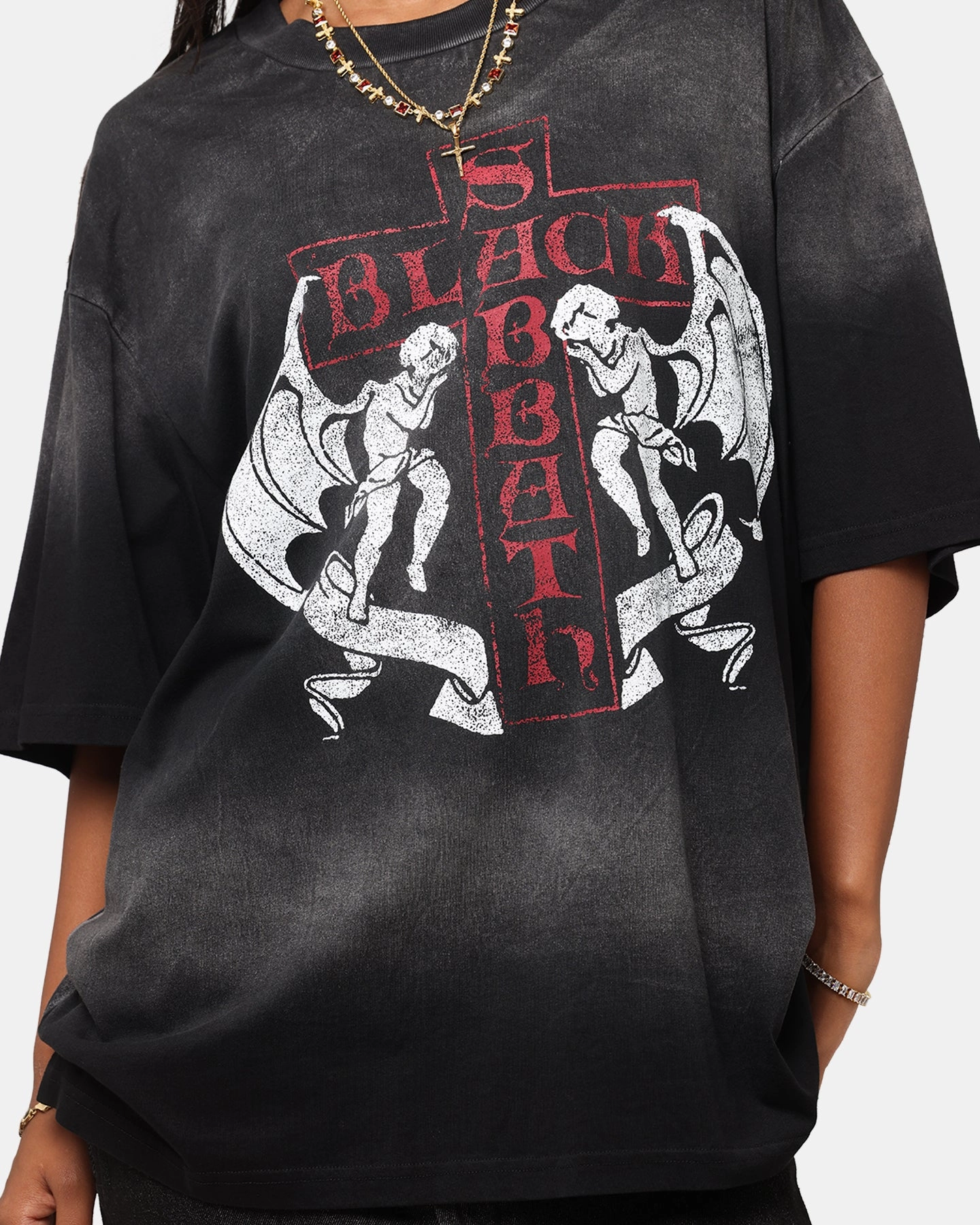 Black Sabbath Sabbath Vintage T-Shirt Washed Black