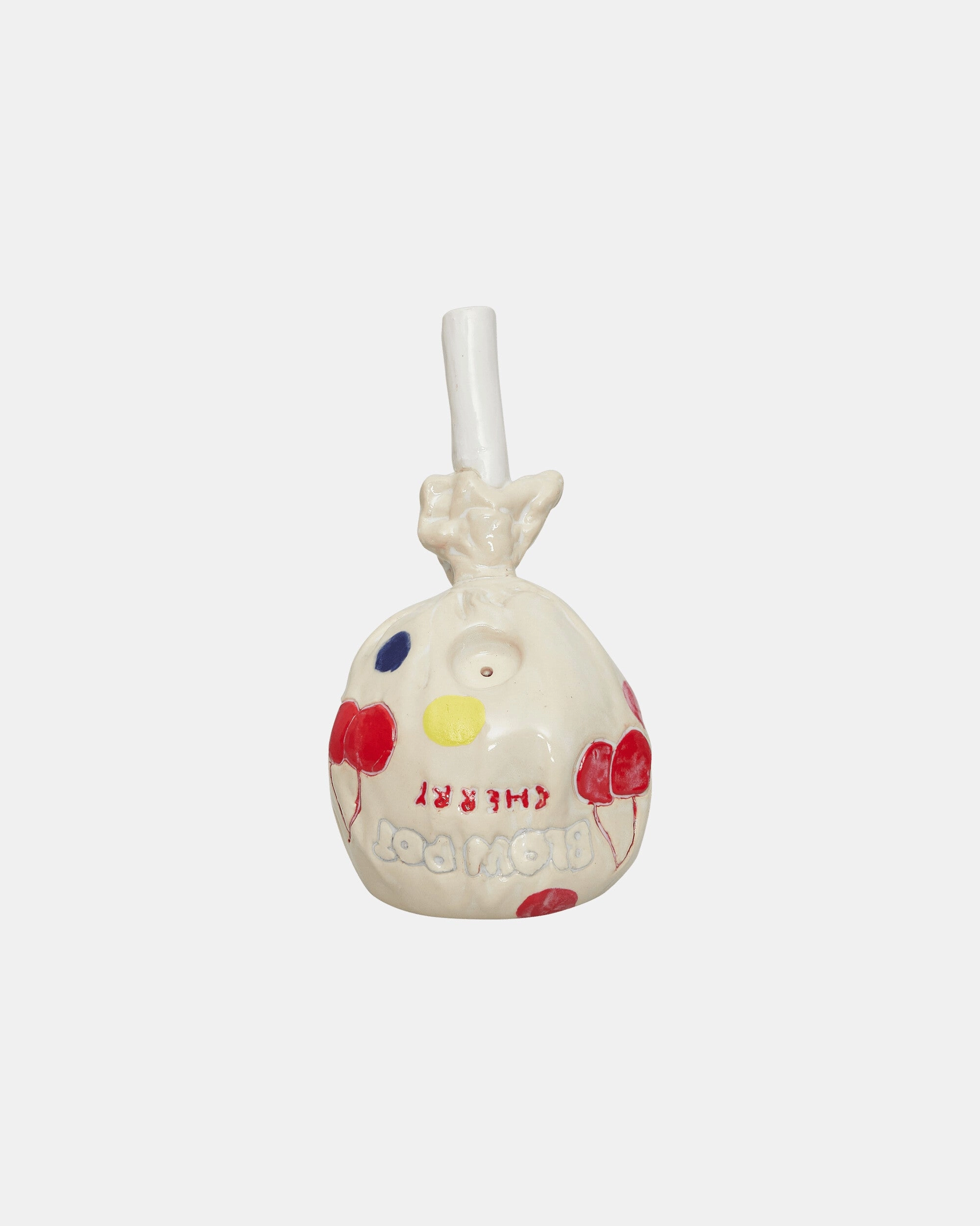 Blow Pot Pipe White