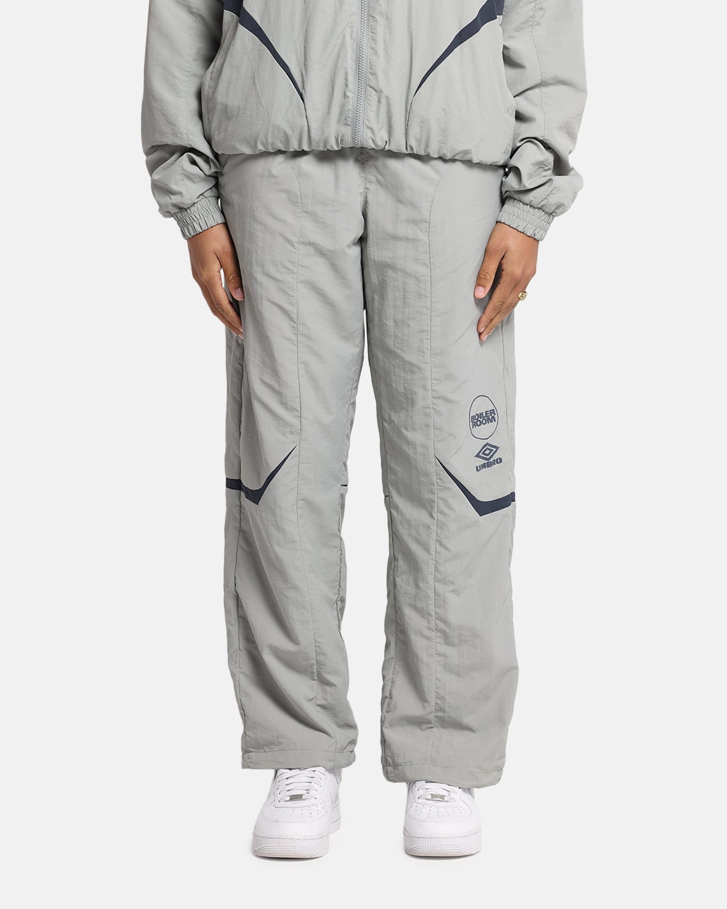 Boiler Room X Umbro Shell Track Pants Grey