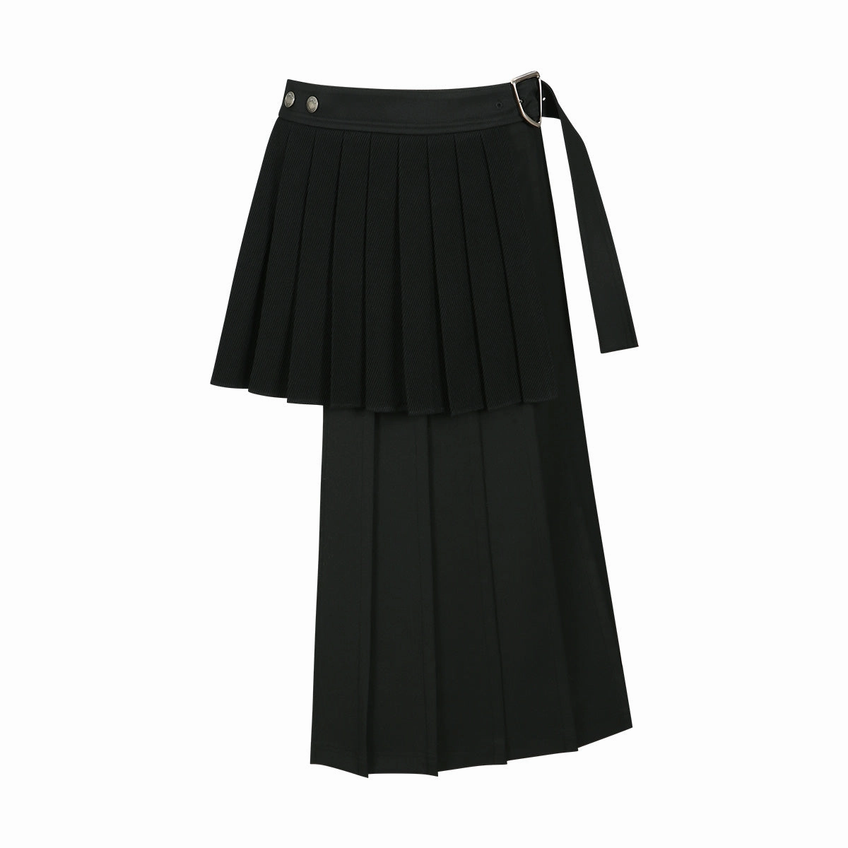 Bouquet Asymmetric Shirt 'Black'