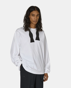 Bow Tie Longsleeve T-Shirt White