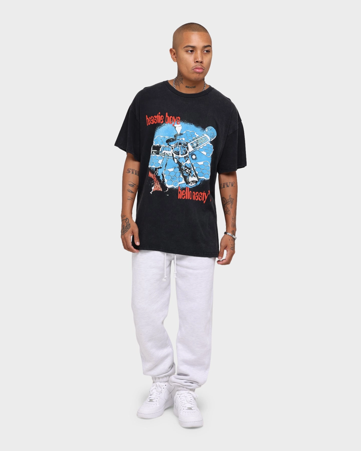 Bravado Hello Nasty '98 Vintage T-Shirt Charcoal