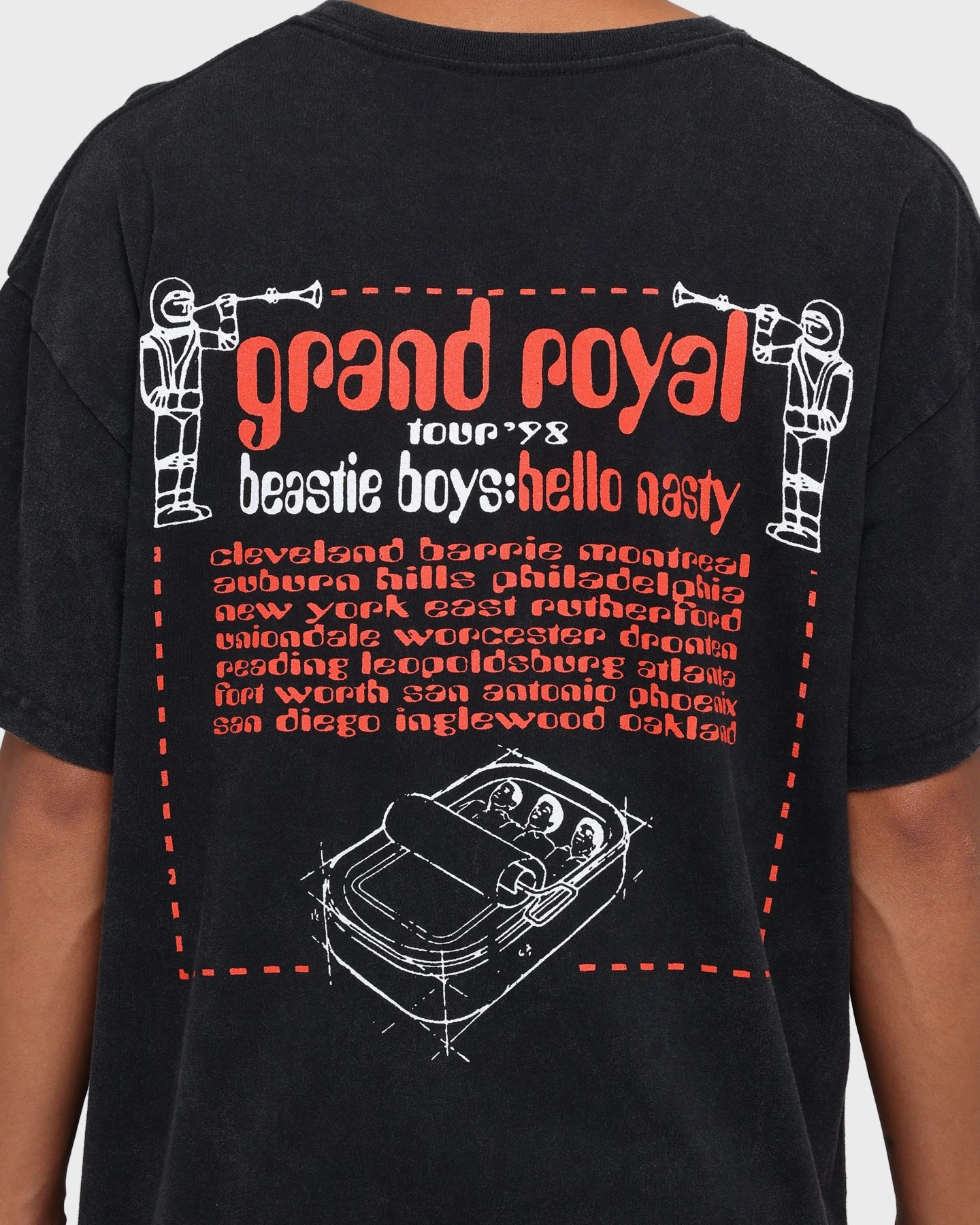 Bravado Hello Nasty '98 Vintage T-Shirt Charcoal