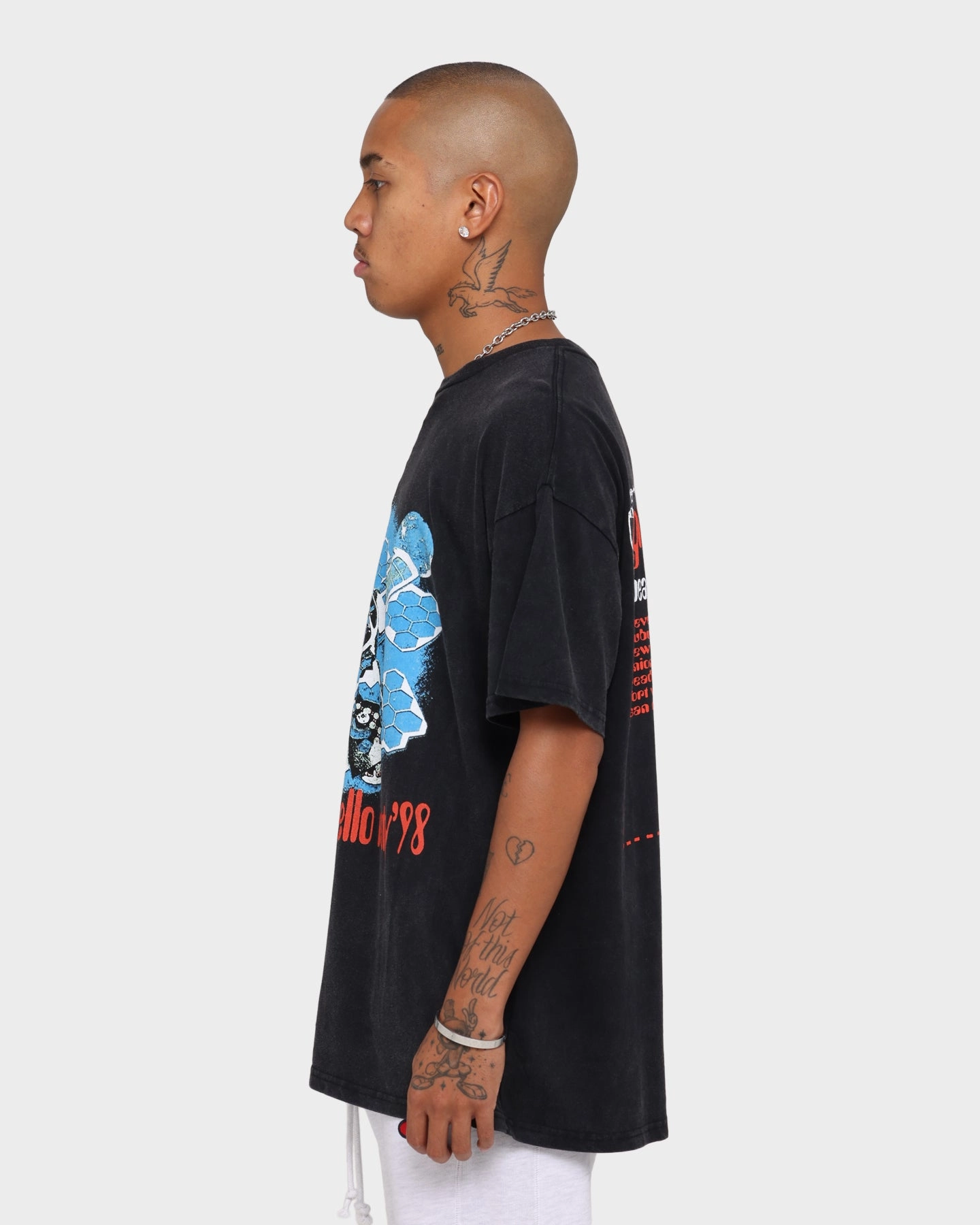 Bravado Hello Nasty '98 Vintage T-Shirt Charcoal