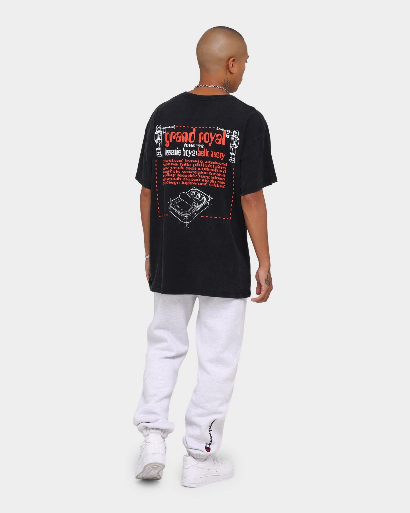 Bravado Hello Nasty '98 Vintage T-Shirt Charcoal
