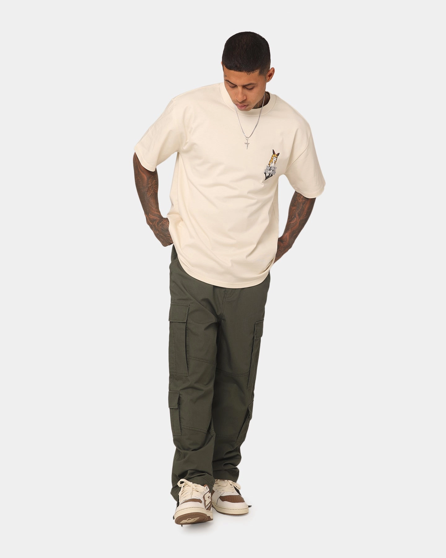 Broken Promises Something To Nothing T-Shirt Off White