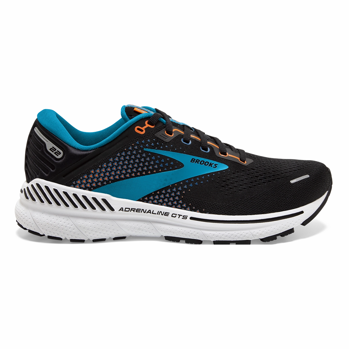 Brooks Adrenaline GTS 22 - Black - Blue - Orange