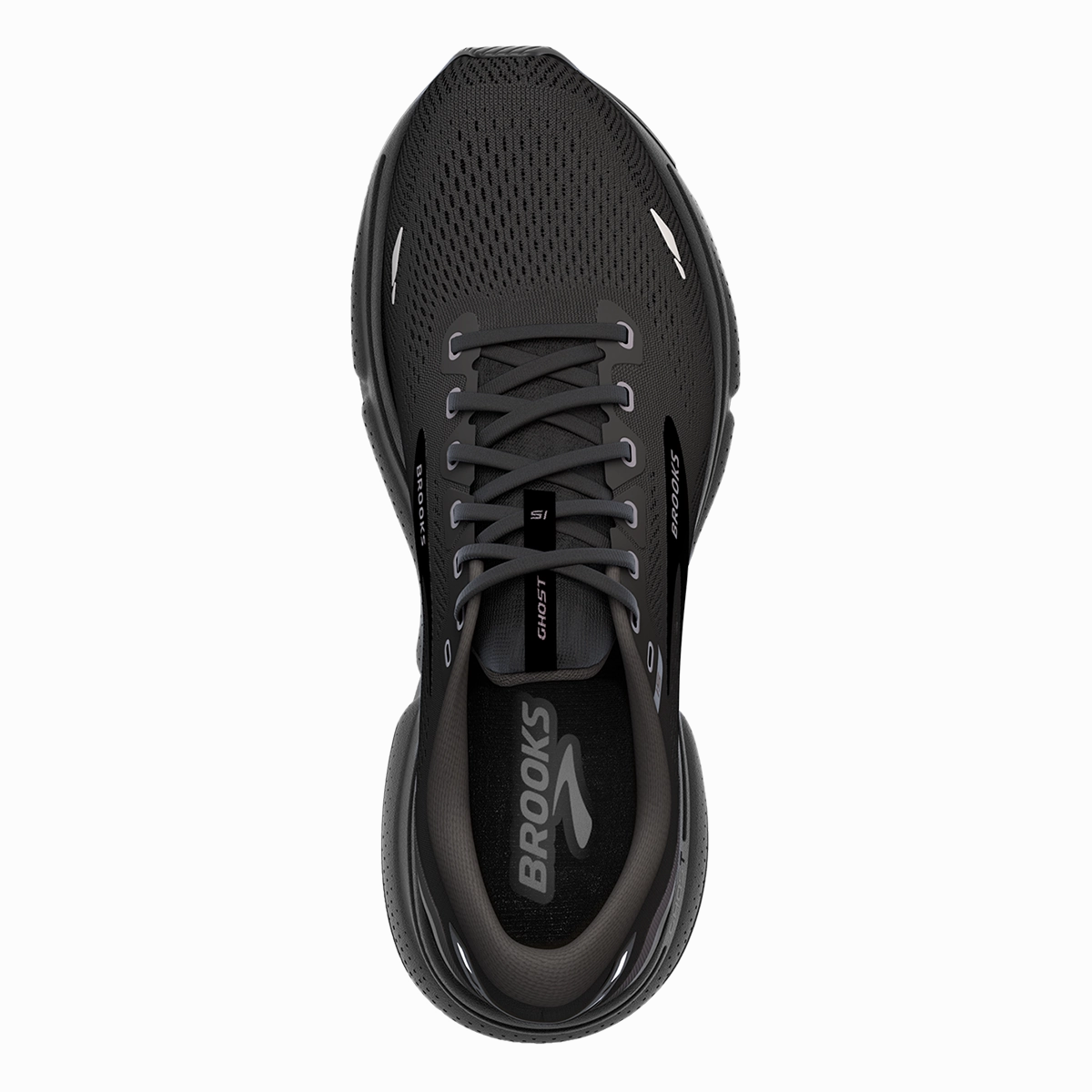 Brooks Ghost 15 - Black - Black - Ebony
