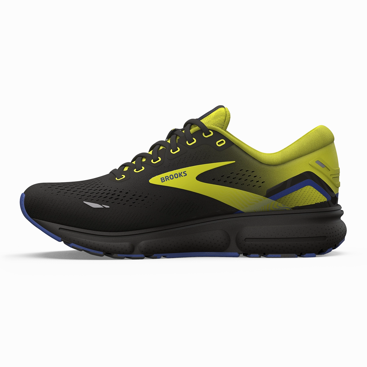Brooks Ghost 15 - Black - Nightlife - Blue