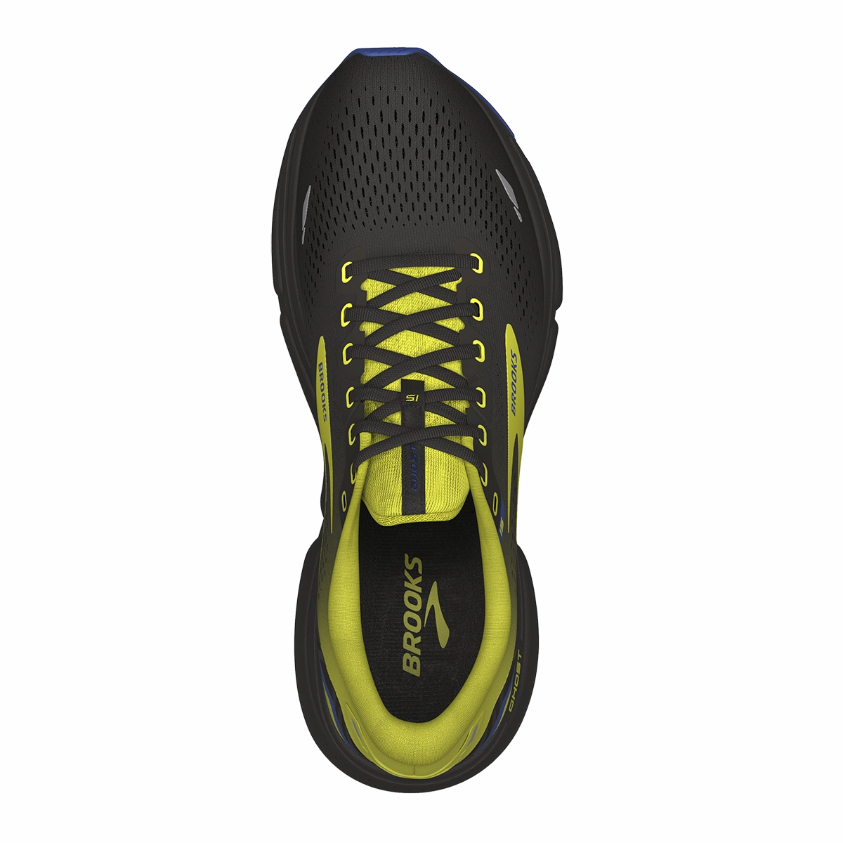 Brooks Ghost 15 - Black - Nightlife - Blue