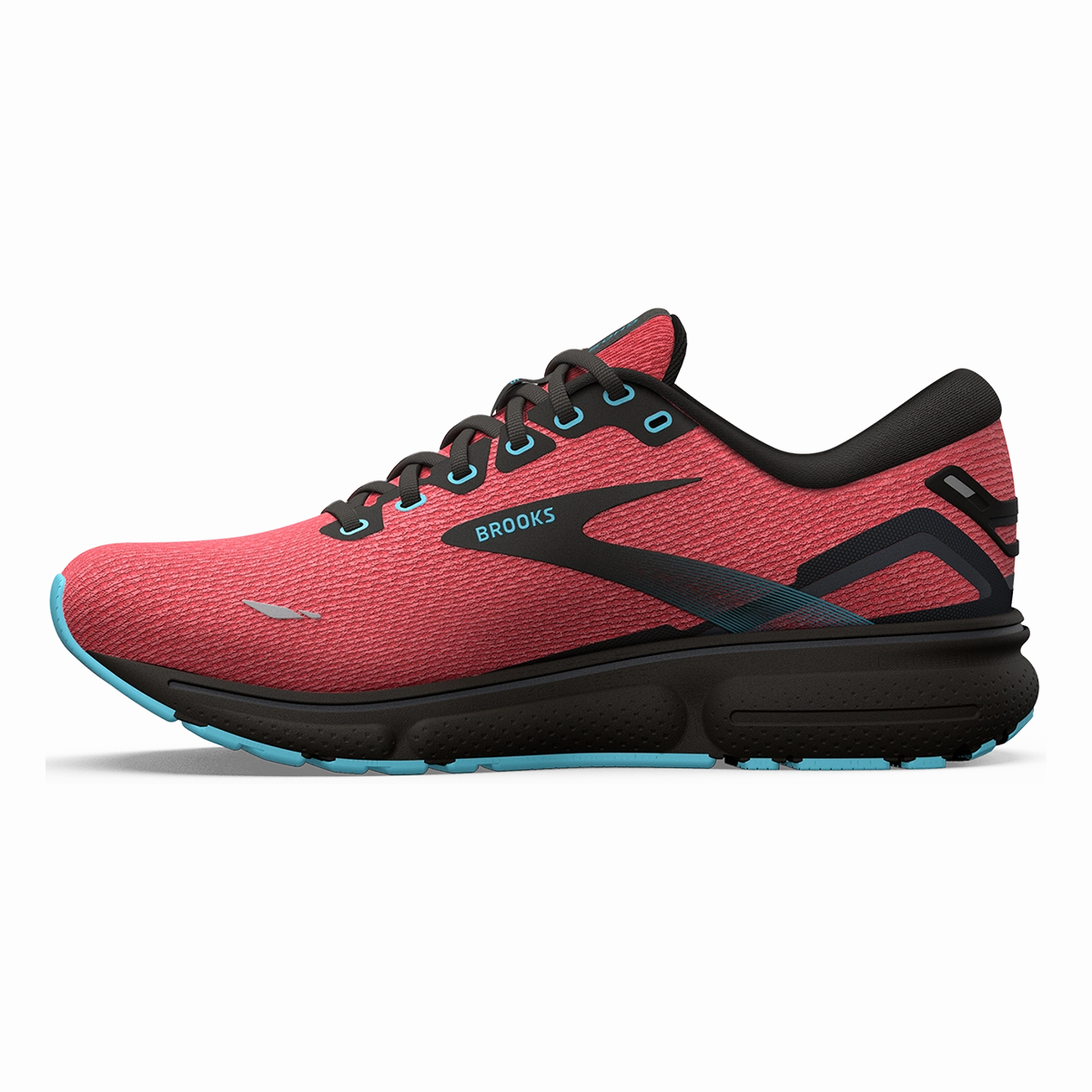 Brooks Ghost 15 - Coral - Black - Blue