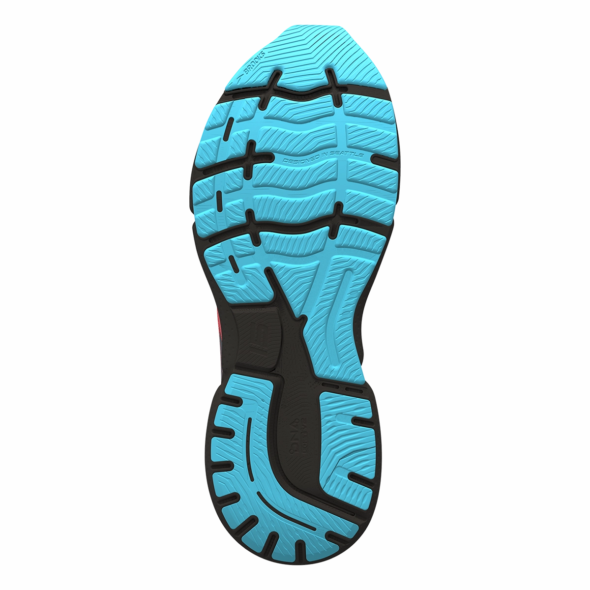 Brooks Ghost 15 - Coral - Black - Blue