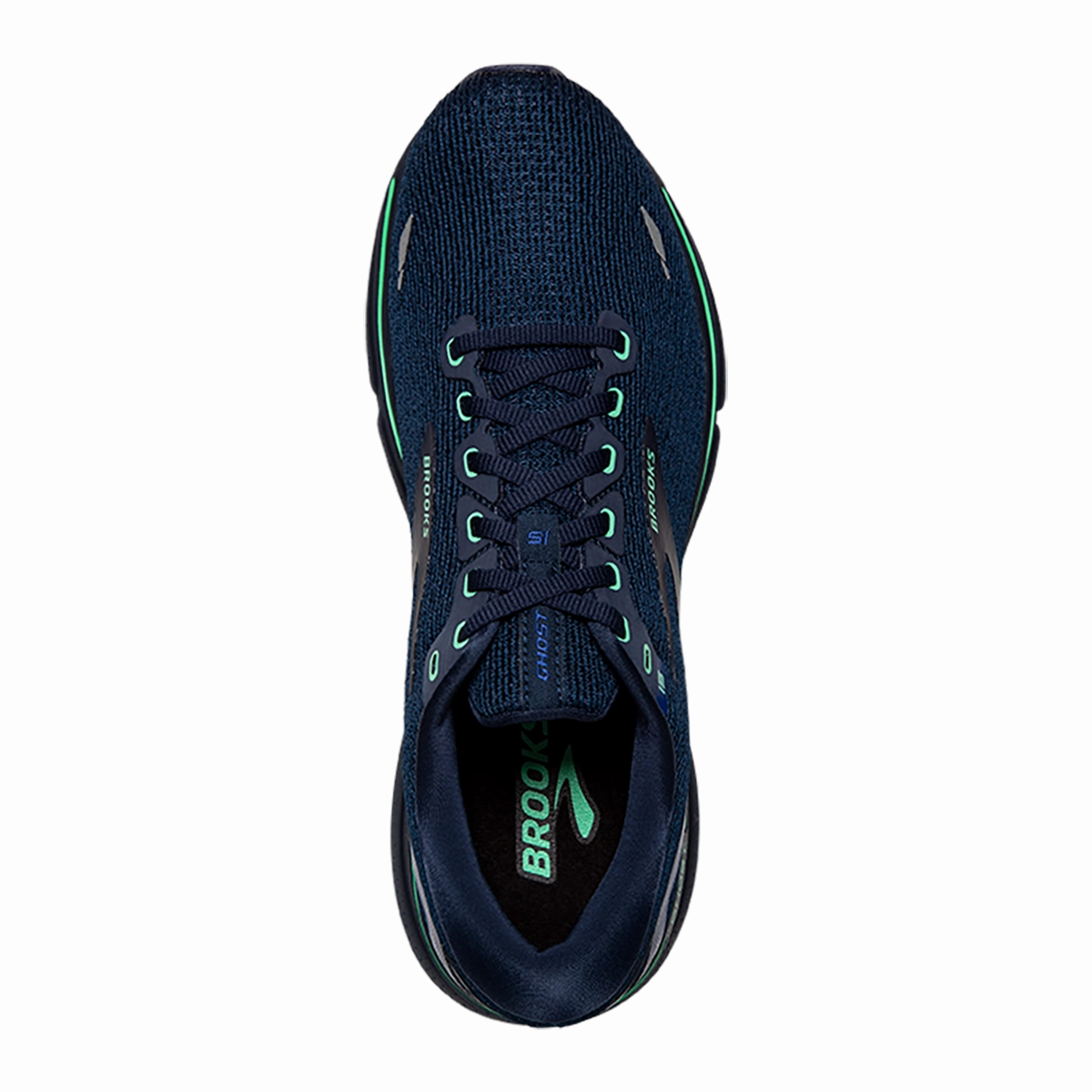 Brooks Ghost 15 - Crown Blue - Black - Green