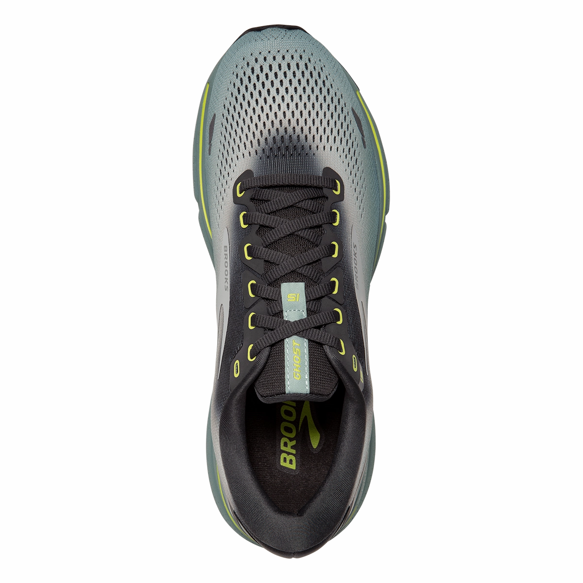 Brooks Ghost 15 - Grey - Oyster - Cloud Blue