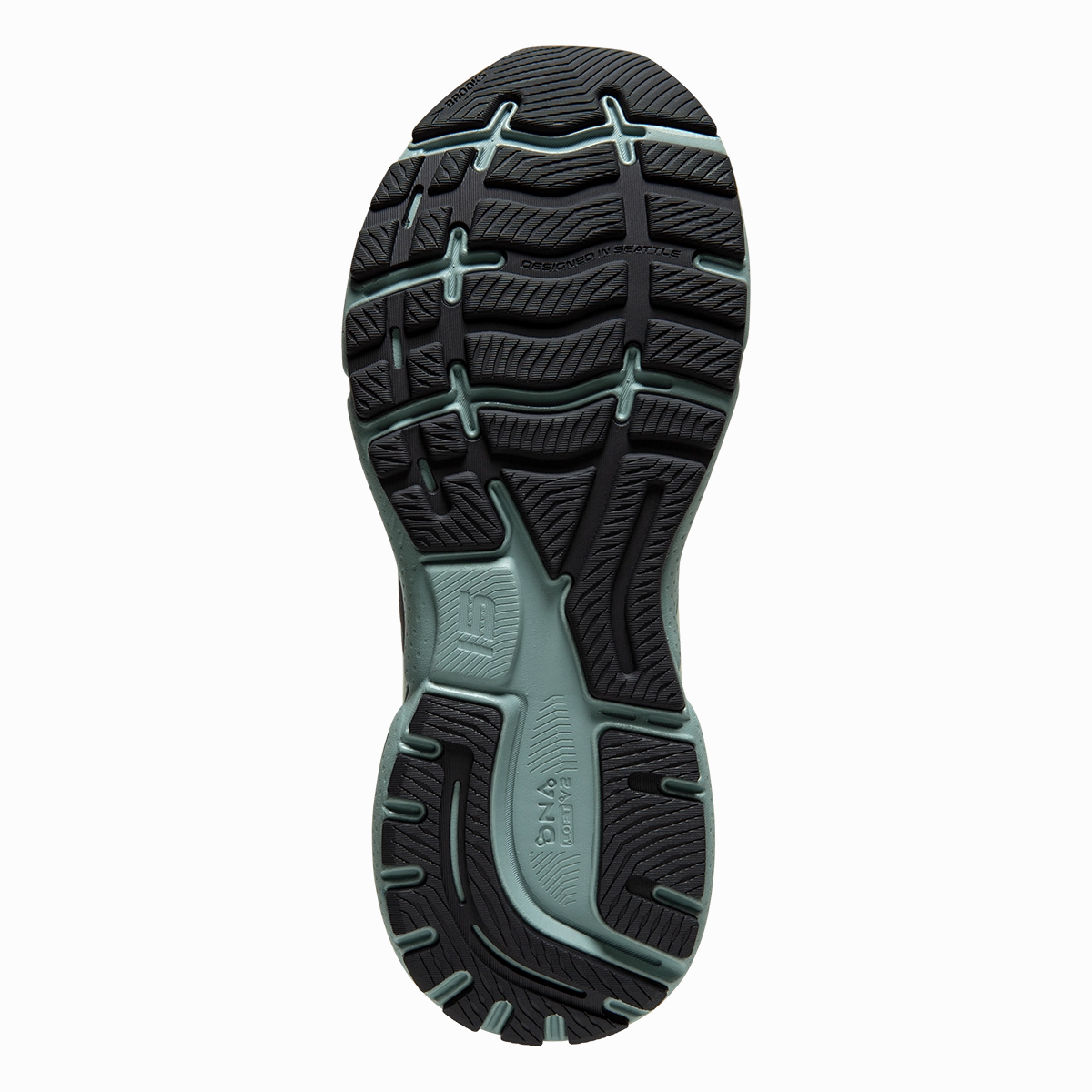 Brooks Ghost 15 - Grey - Oyster - Cloud Blue