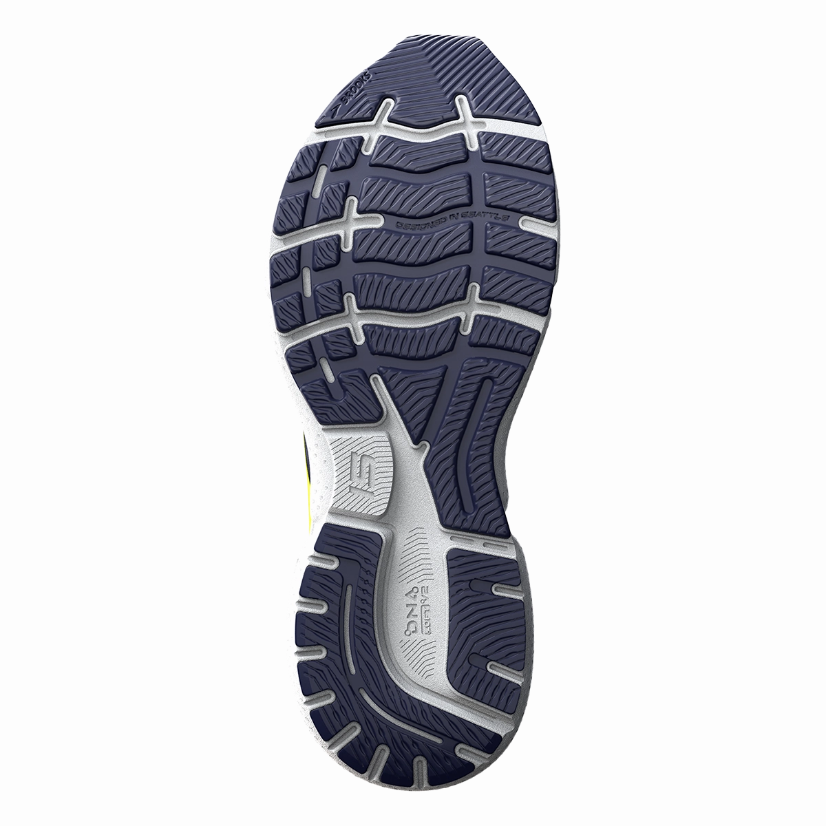Brooks Ghost 15 - Peacoat - Nightlife - Grey