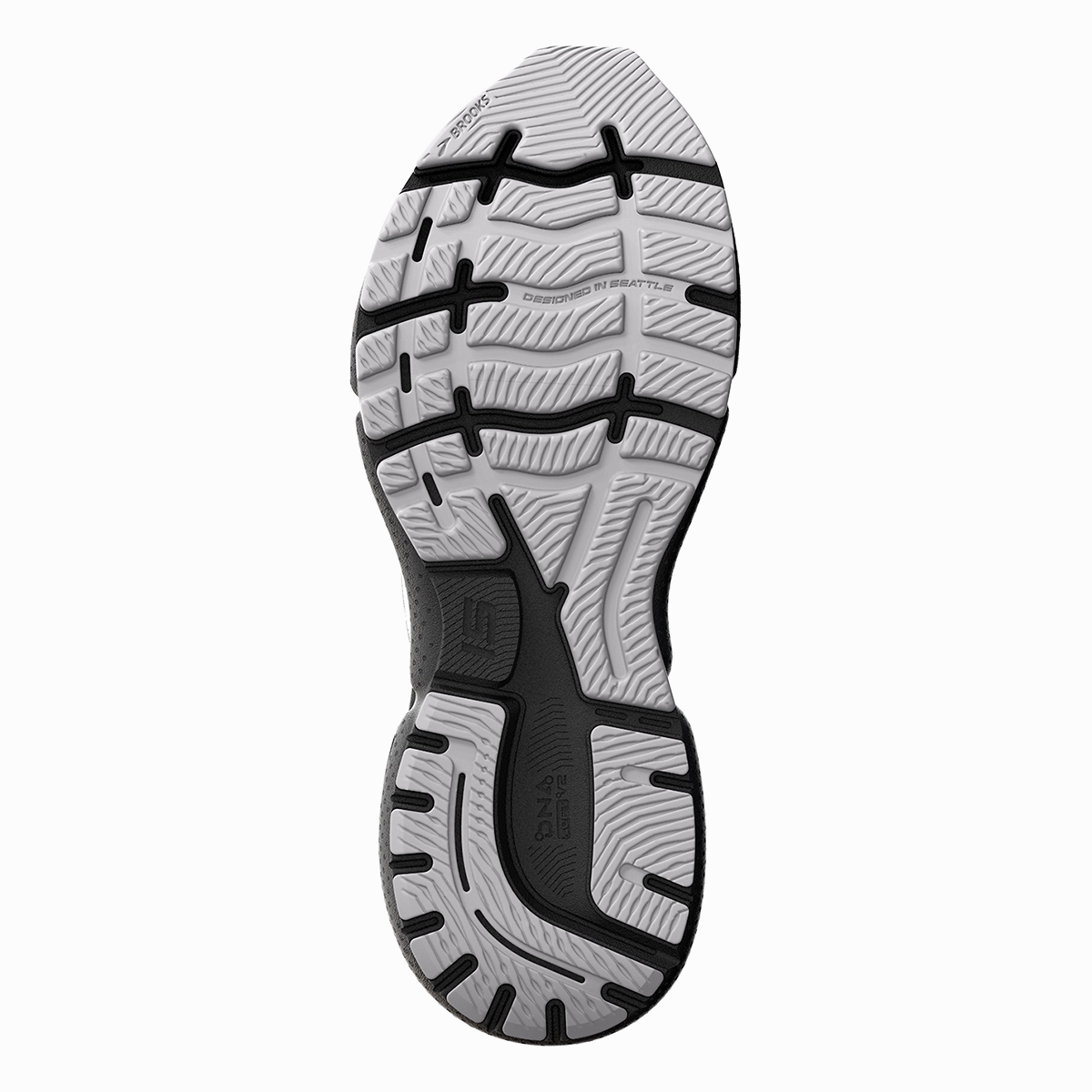 Brooks Ghost 15 - White - Ebony - Oyster
