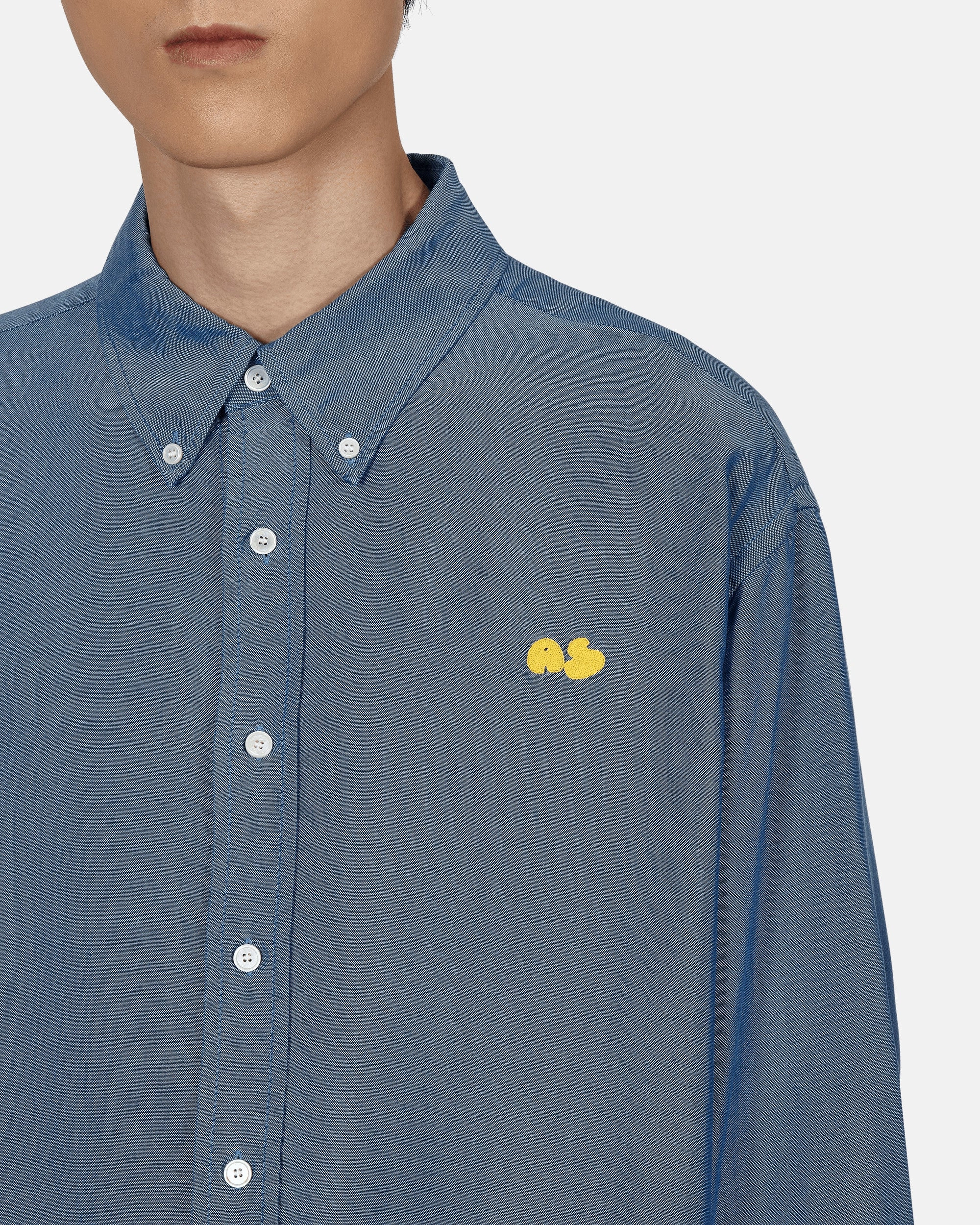 Button-Up Longsleeve Shirt Blue