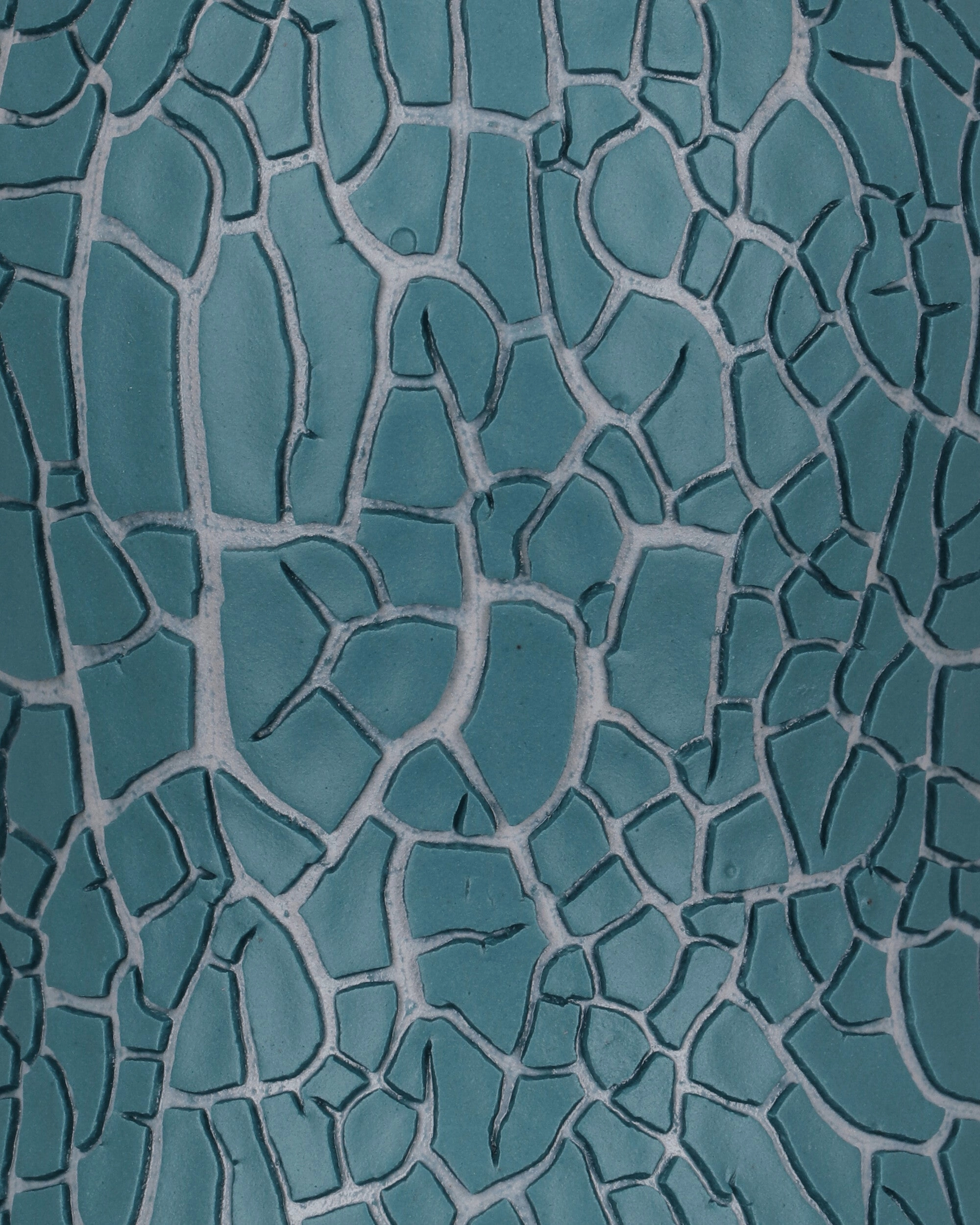 Crackle Vase By Seth Light Blue