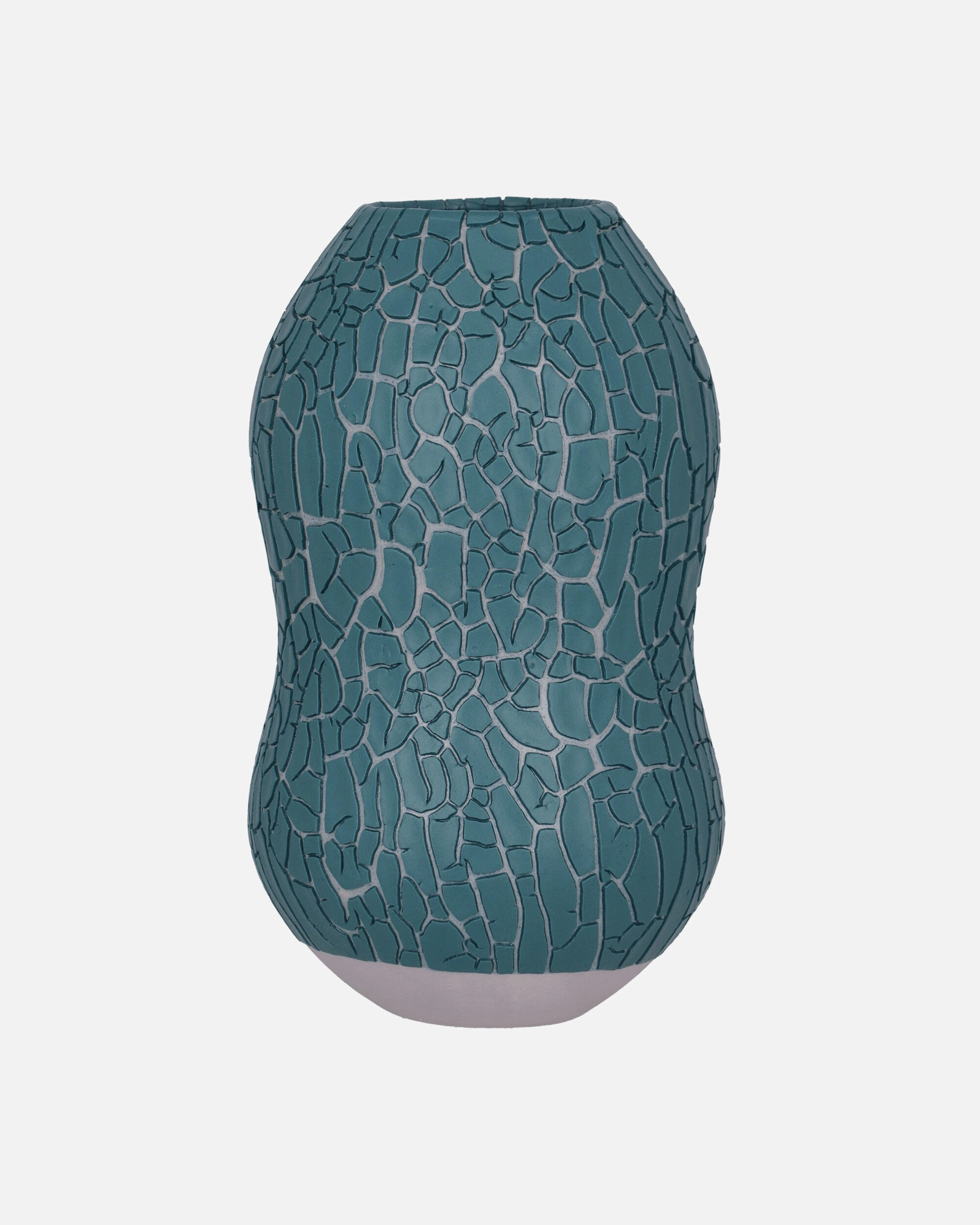 Crackle Vase By Seth Light Blue