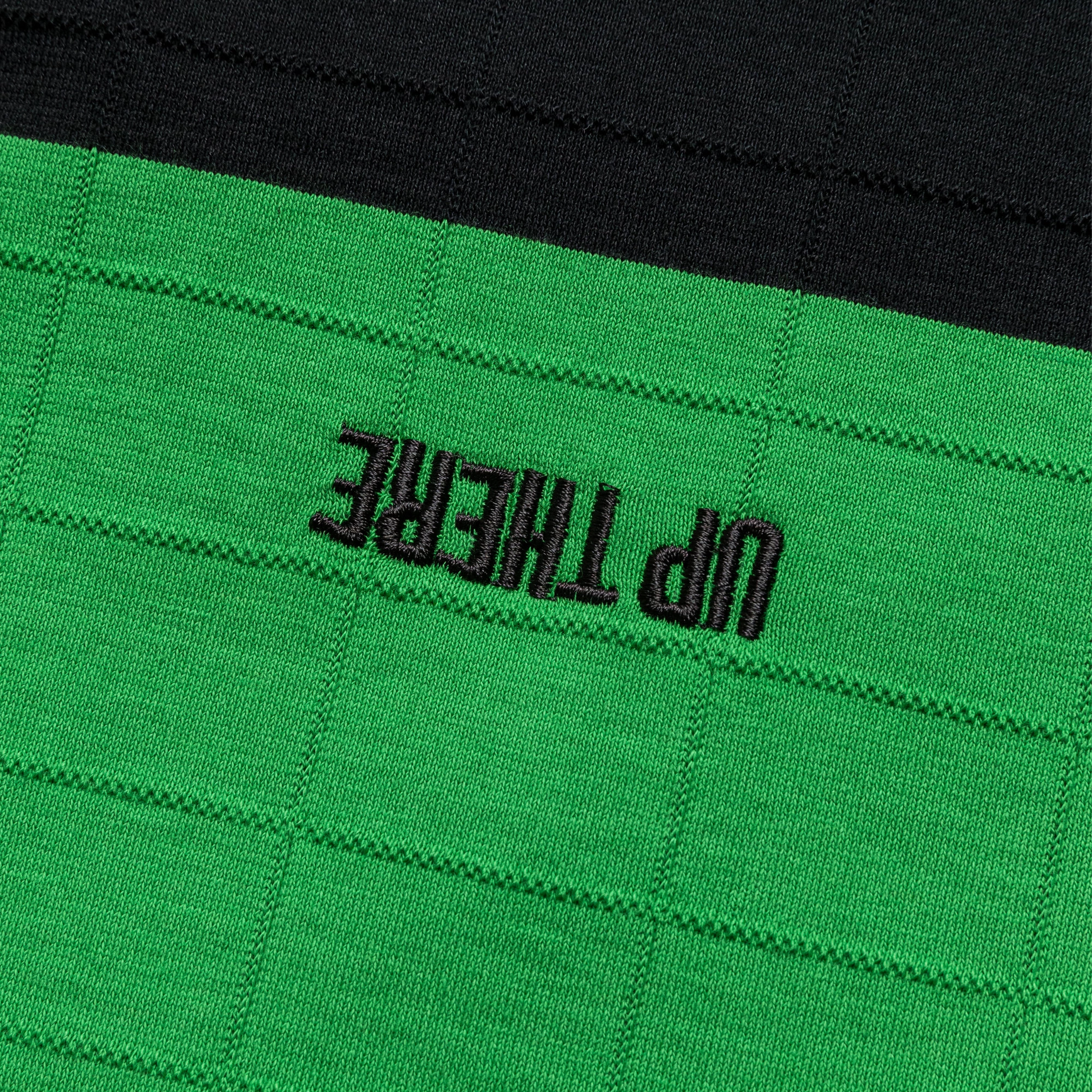 Crewneck x UP THERE - Black/Fern Green