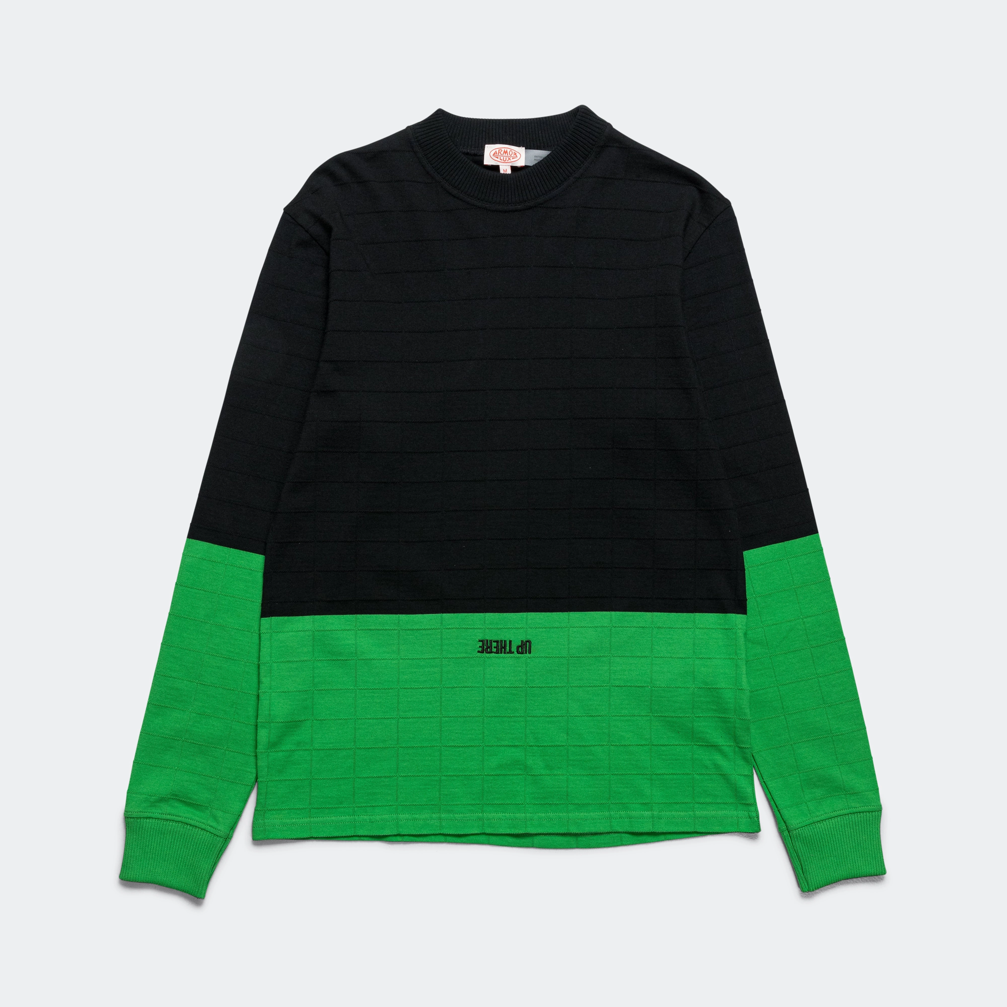 Crewneck x UP THERE - Black/Fern Green