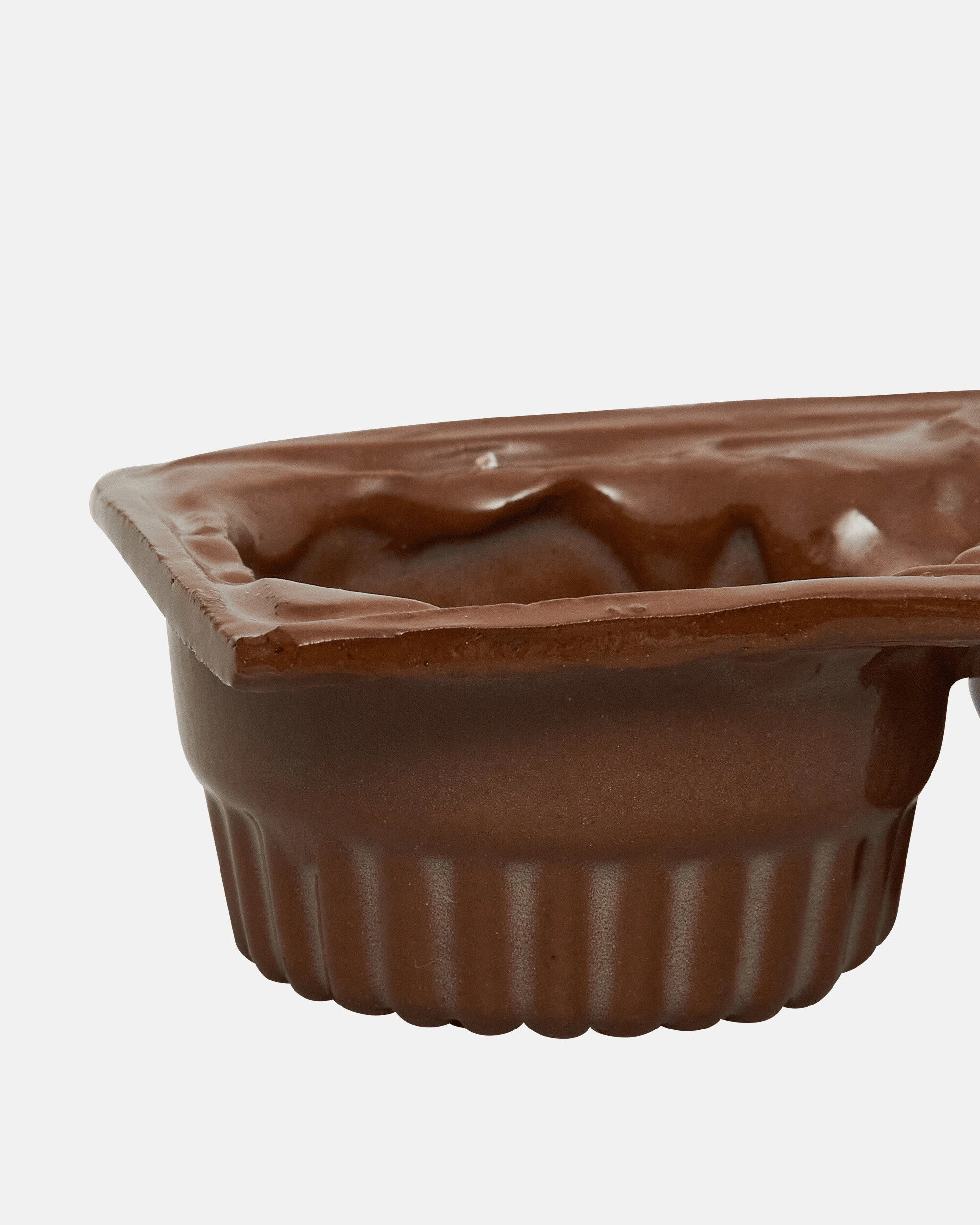 Cup Cake Ashtray Brown