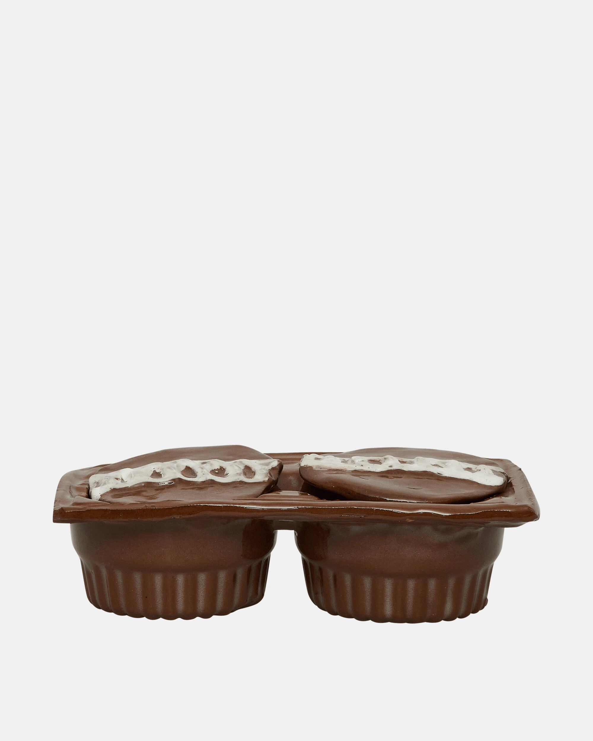 Cup Cake Ashtray Brown