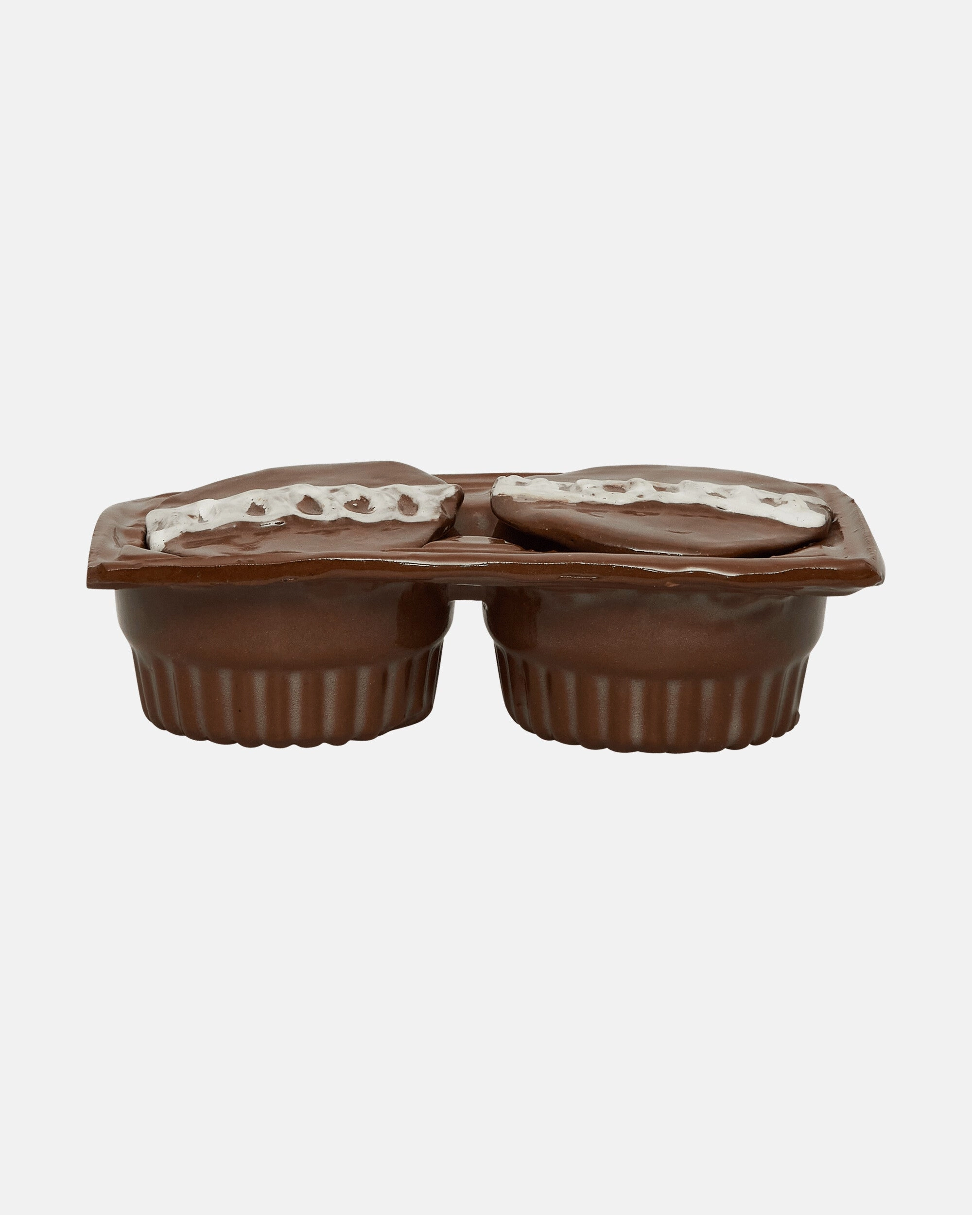 Cup Cake Ashtray Brown