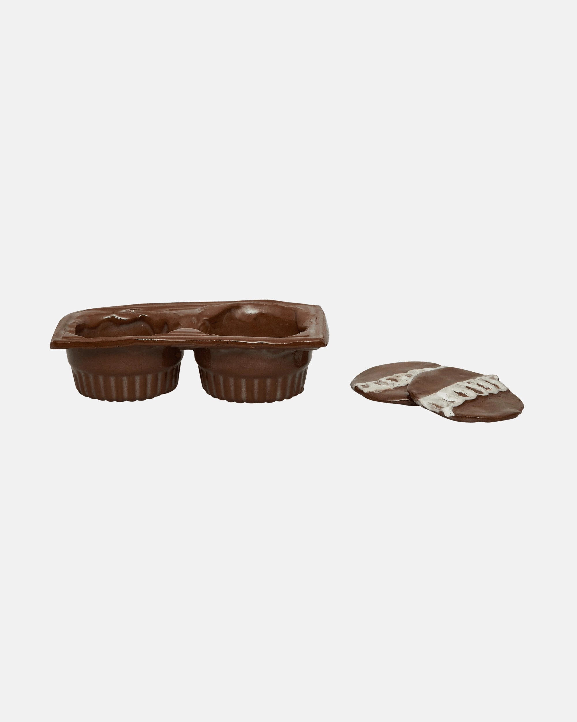 Cup Cake Ashtray Brown