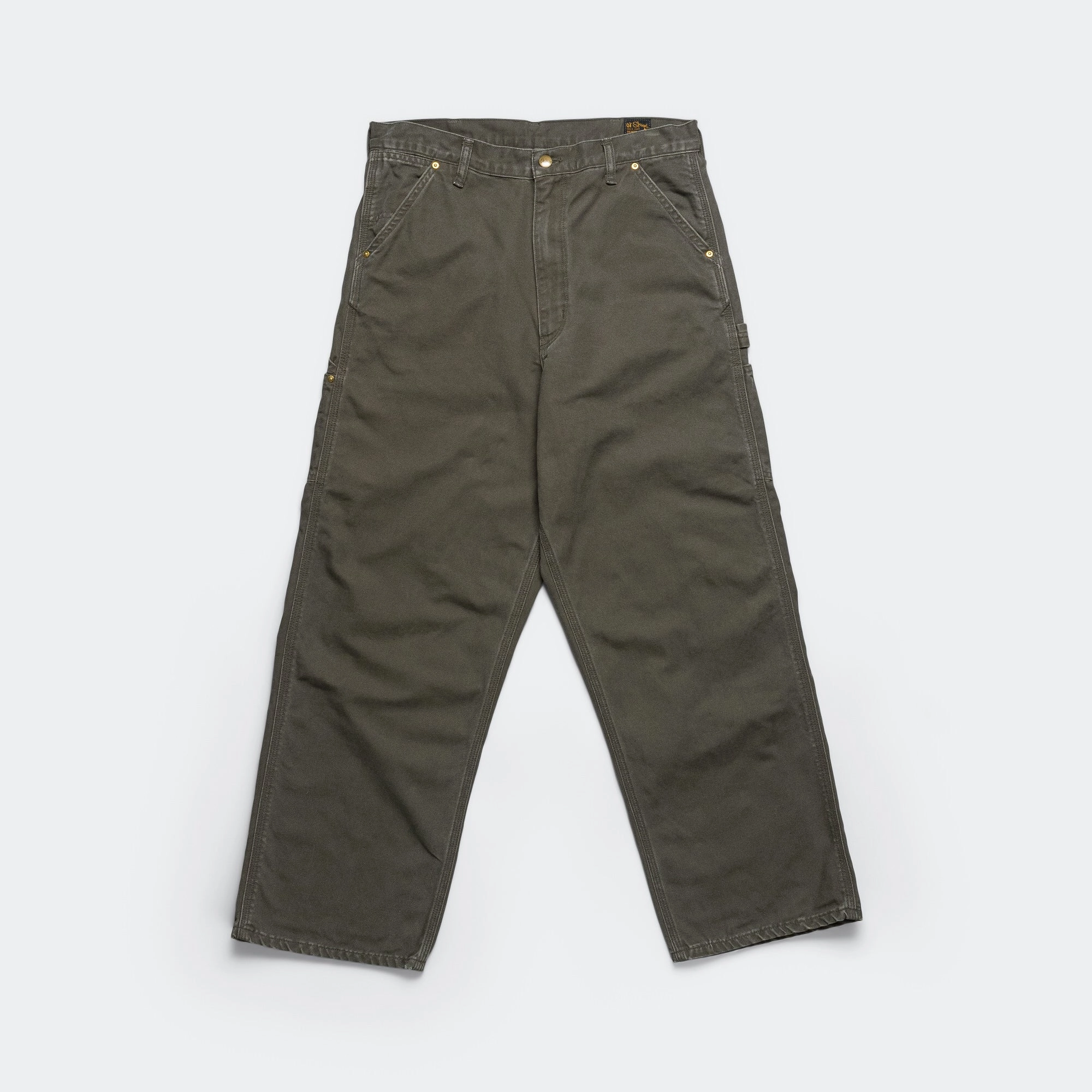 Dad's Fit Painter Pants - Army Green