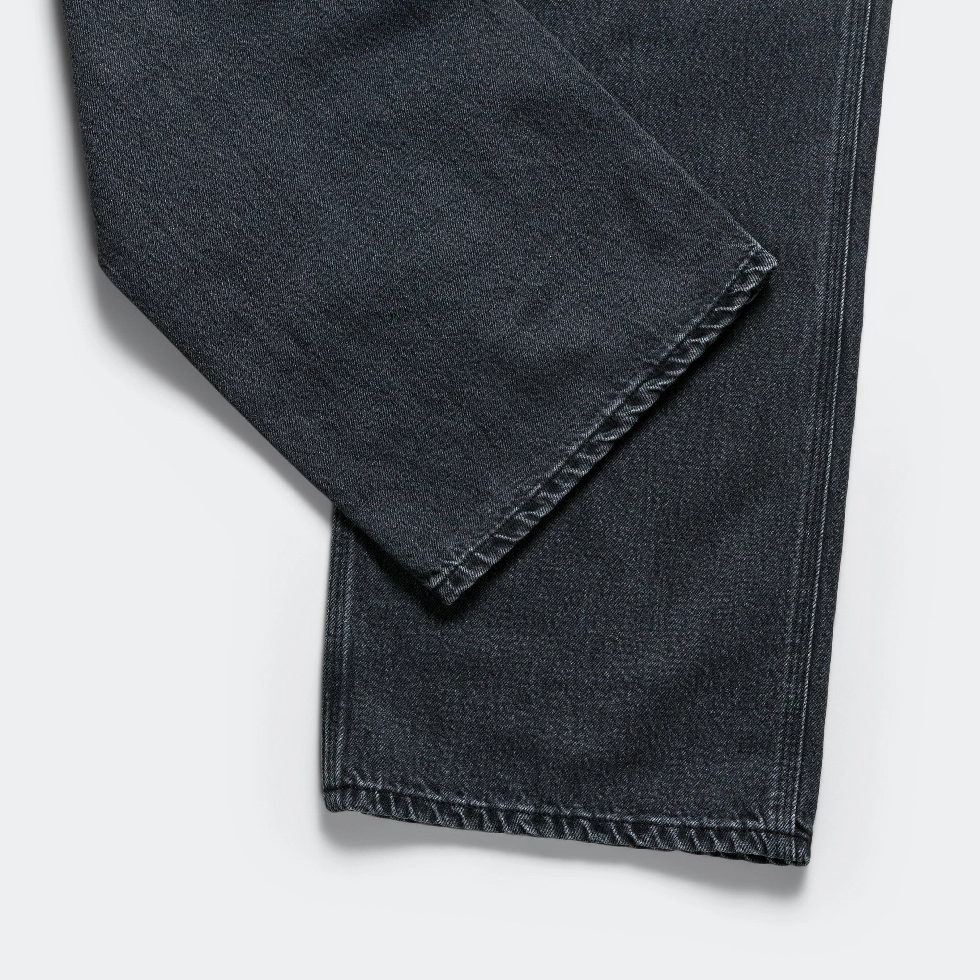 Dad's Fit Painter Pants - Black Denim Stone Wash
