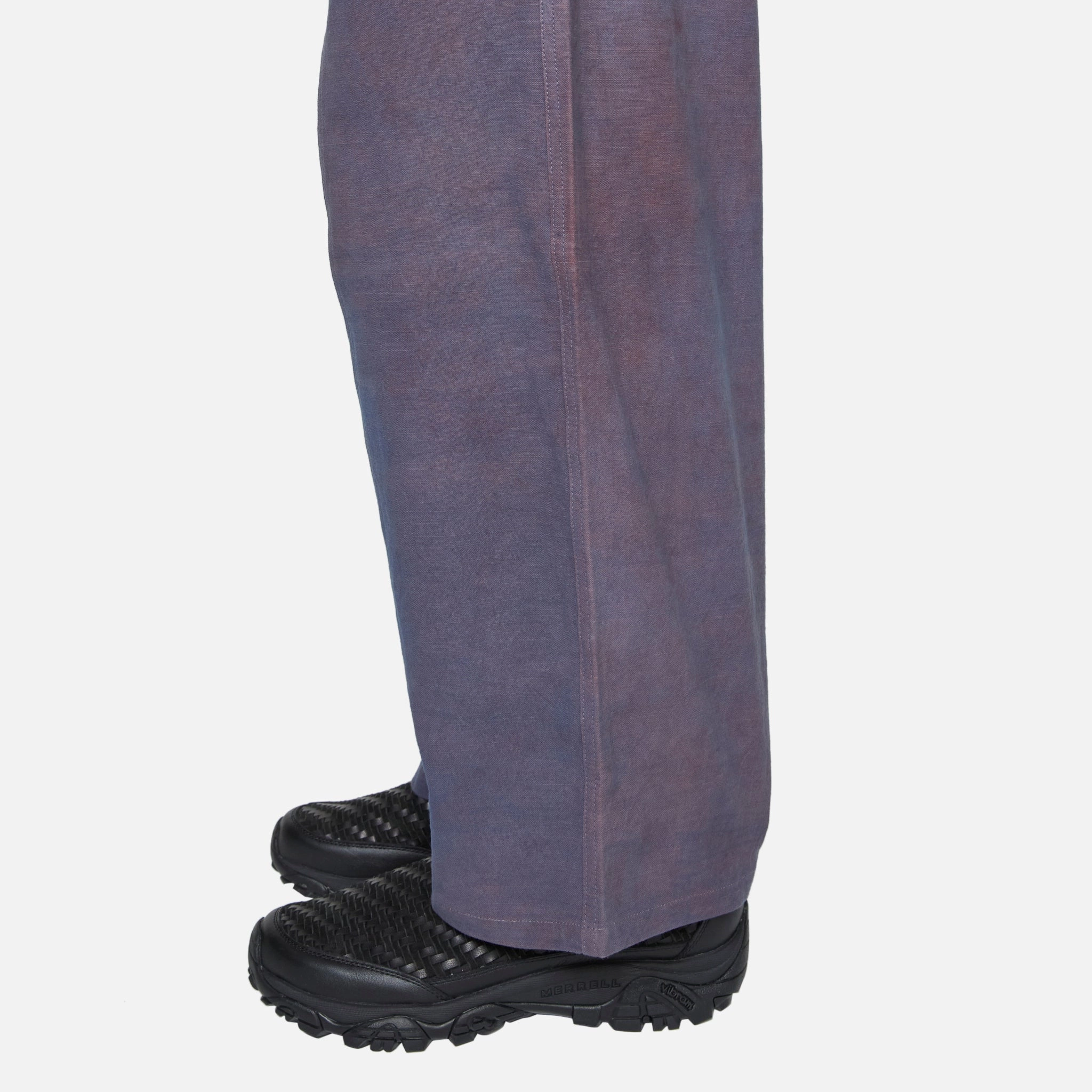 Document Pants Purple Slub