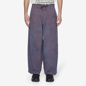 Document Pants Purple Slub