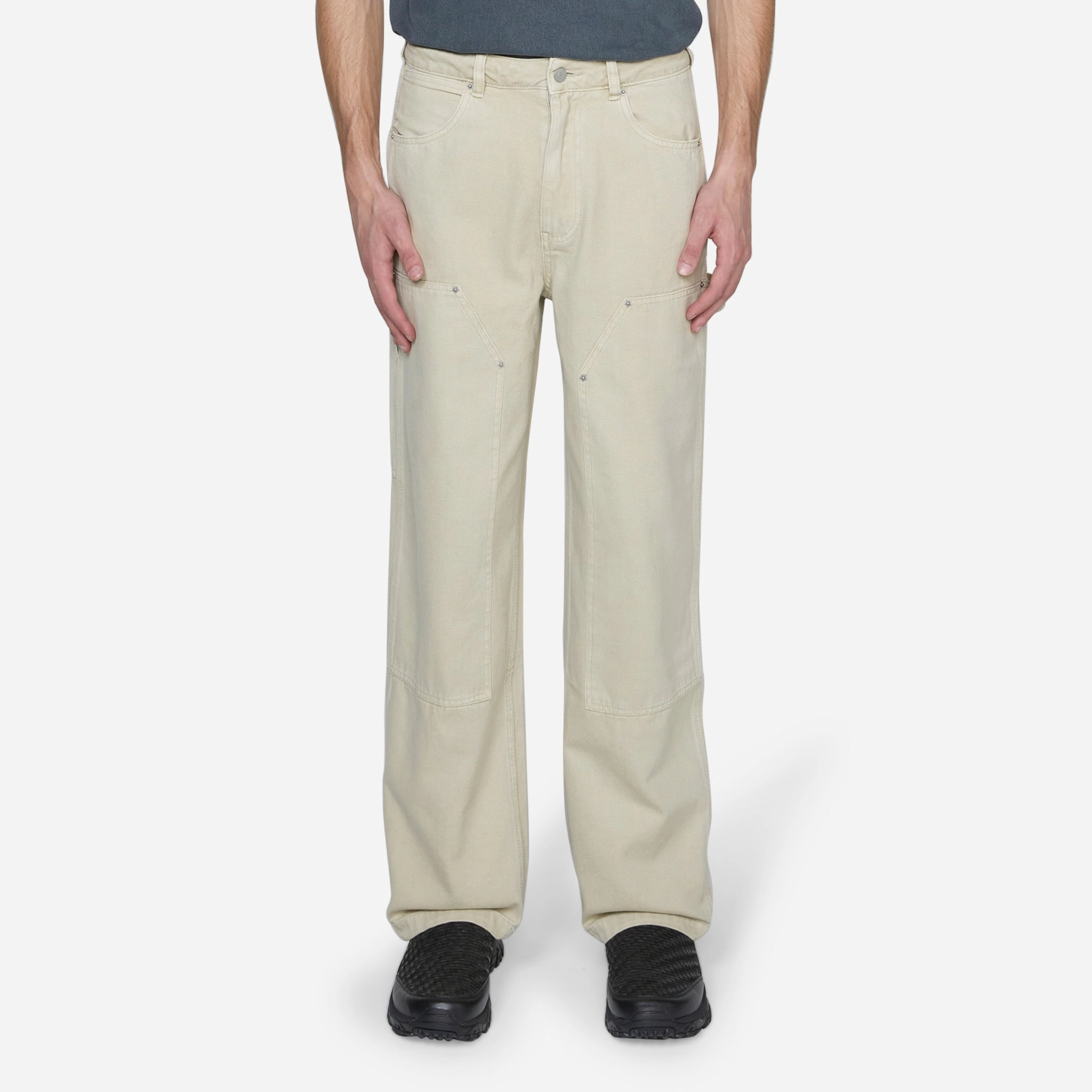Double Knee Carpenter Pant Used Natural