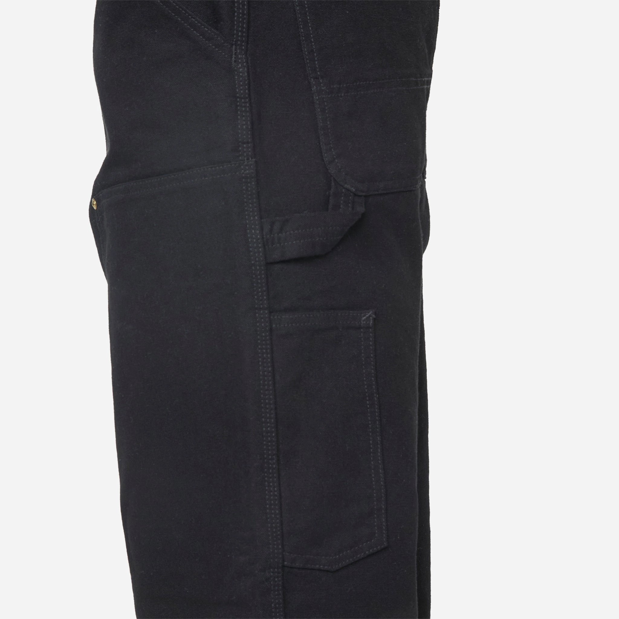 Double Knee Pant Black Stone Canvas