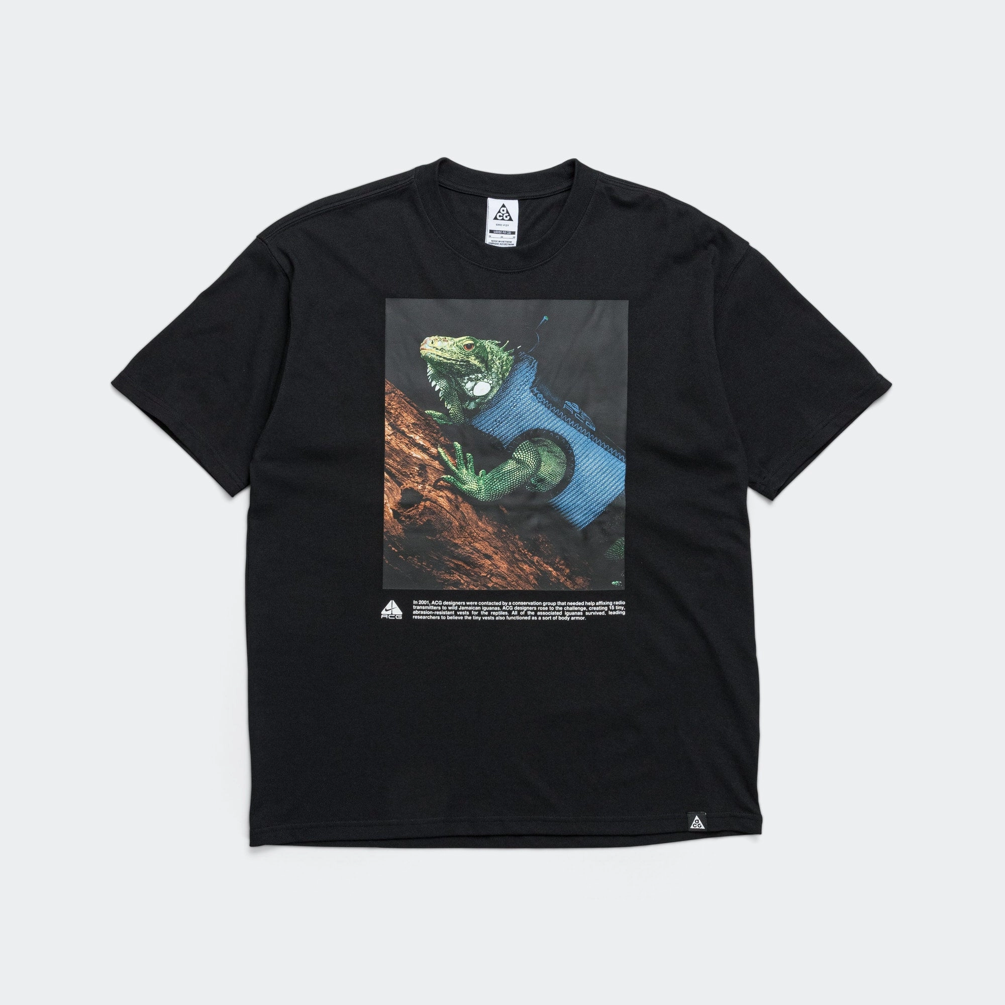 Dri-Fit Tee 'Iguana Vest' - Black